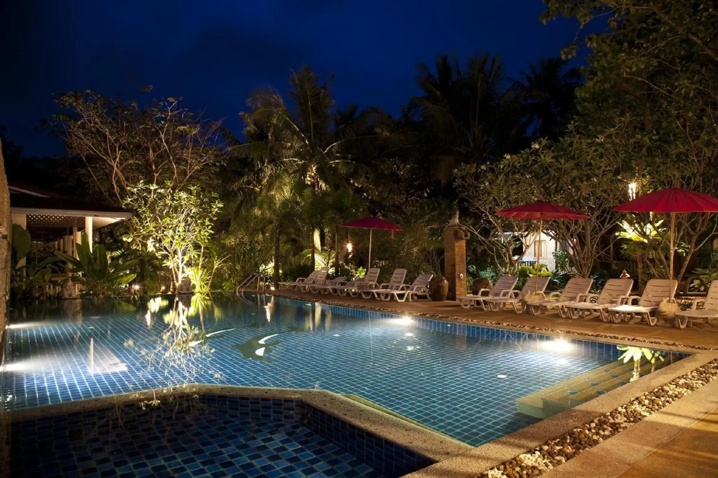 Swimming Pool in Clean Beach Resort