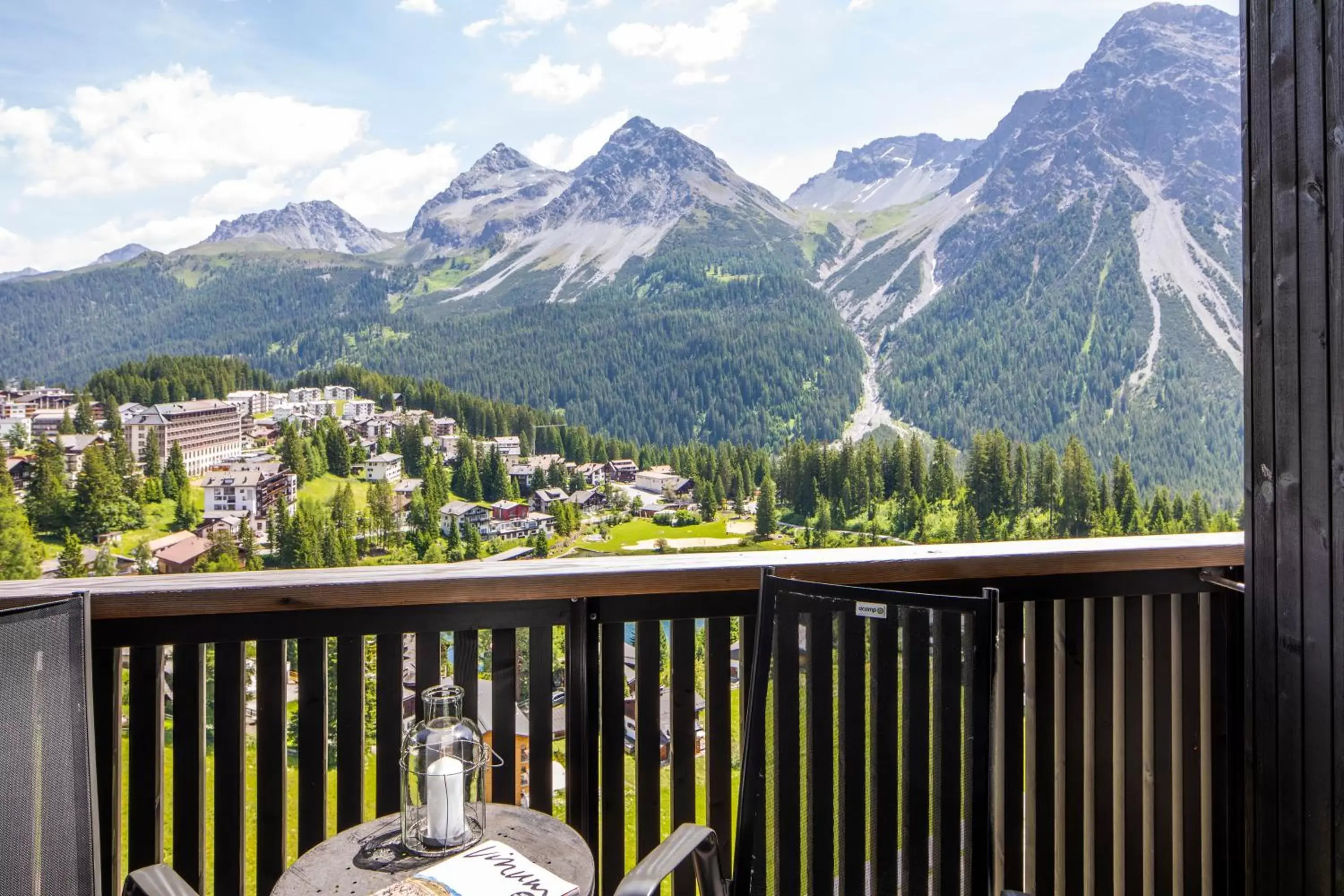 Balcony/Terrace, Mountain View in Cristallo Arosa Hotel