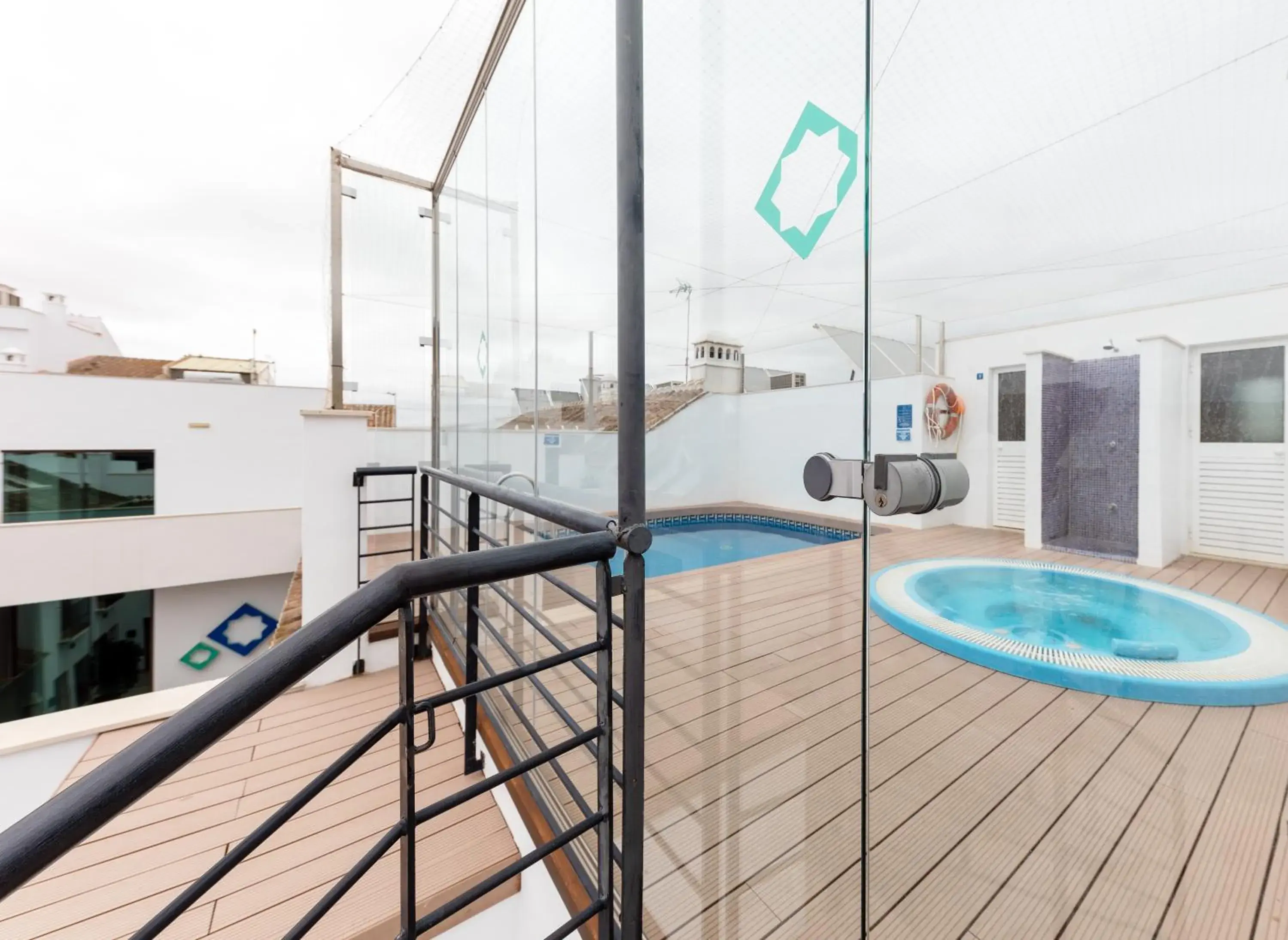 Pool view in Apartamentos Ardales Pool view in Apartamentos Ardales