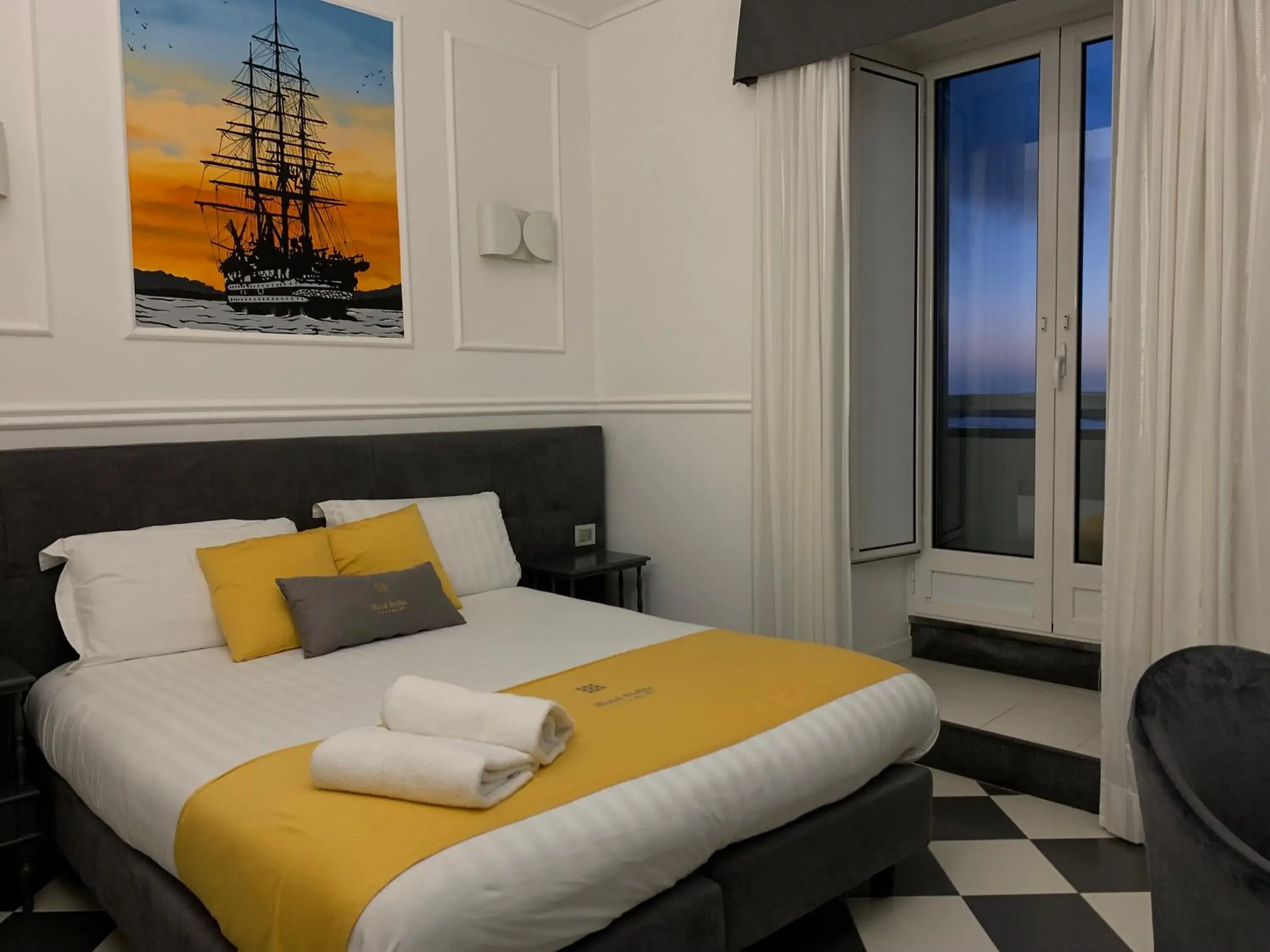 Bedroom, Bed in Hotel Stabia