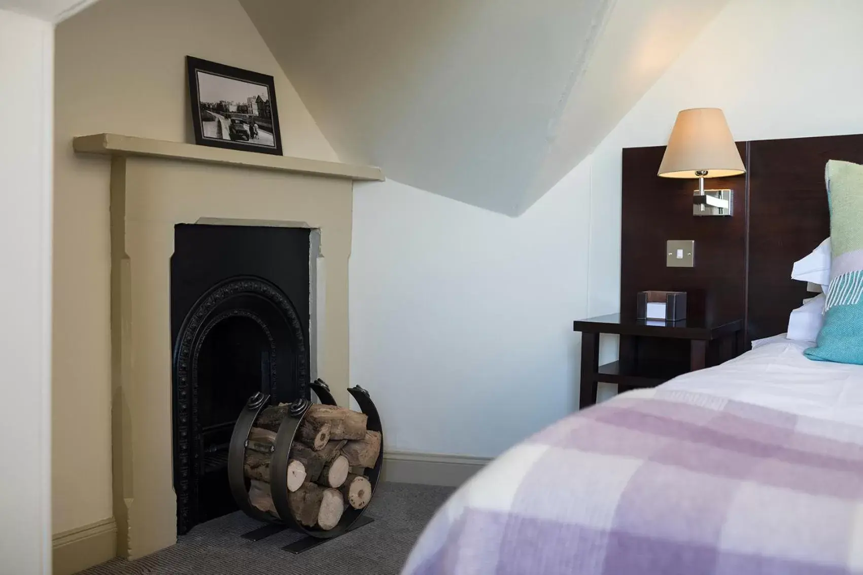 Decorative detail, Bed in Nether Abbey Hotel