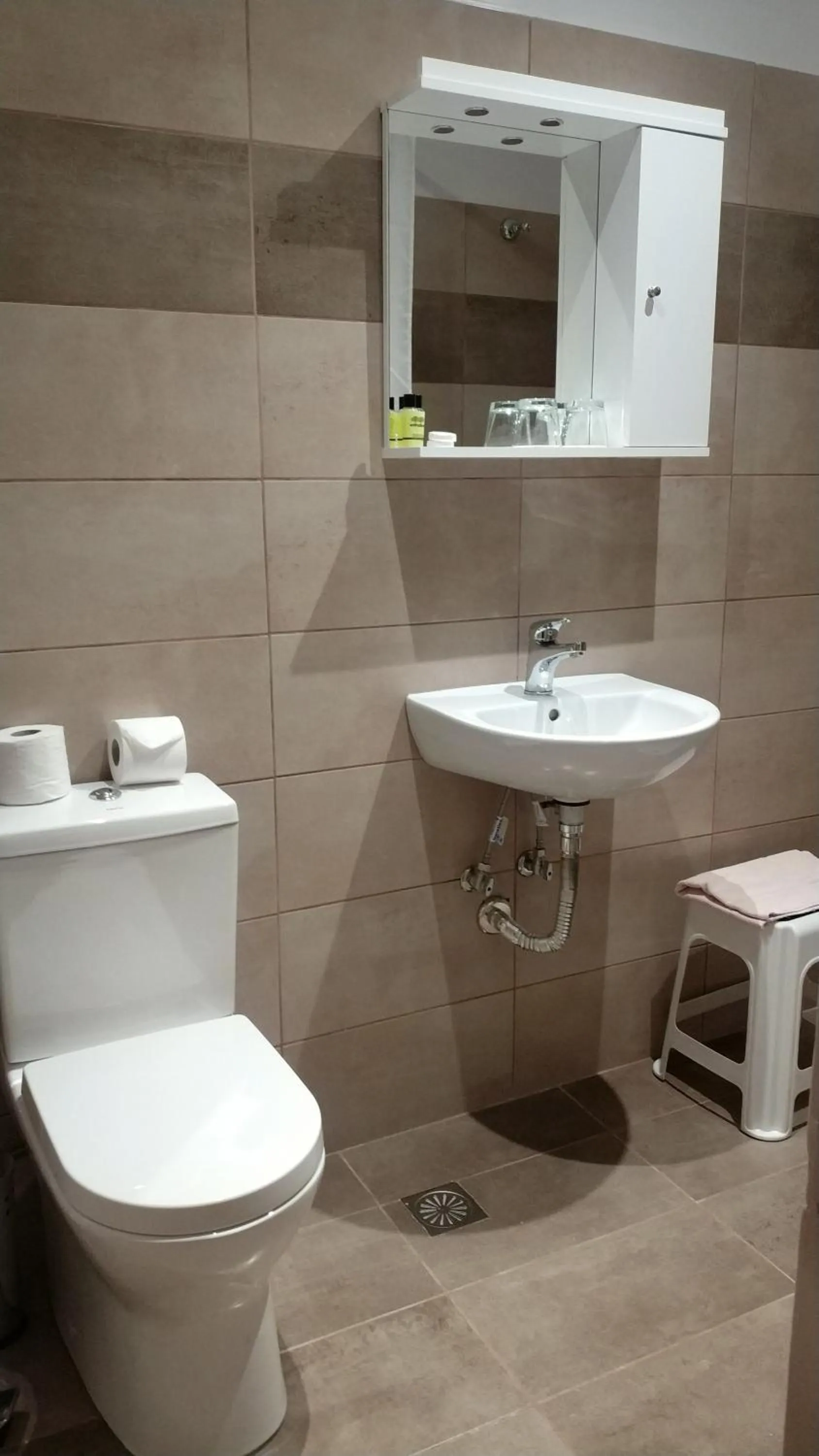 Shower in Ambrosia Suites