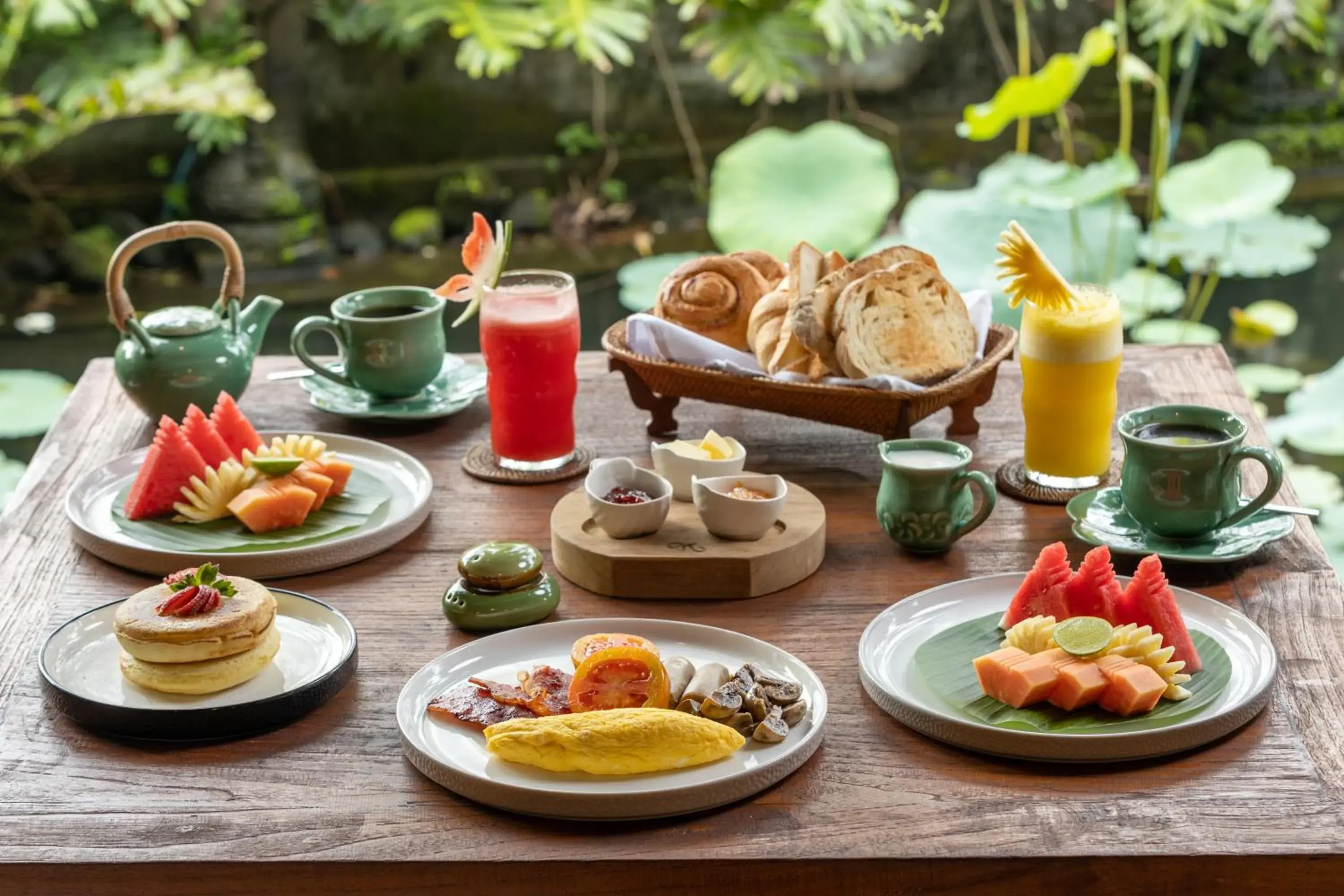 Food and drinks, Breakfast in Korurua Dijiwa Ubud