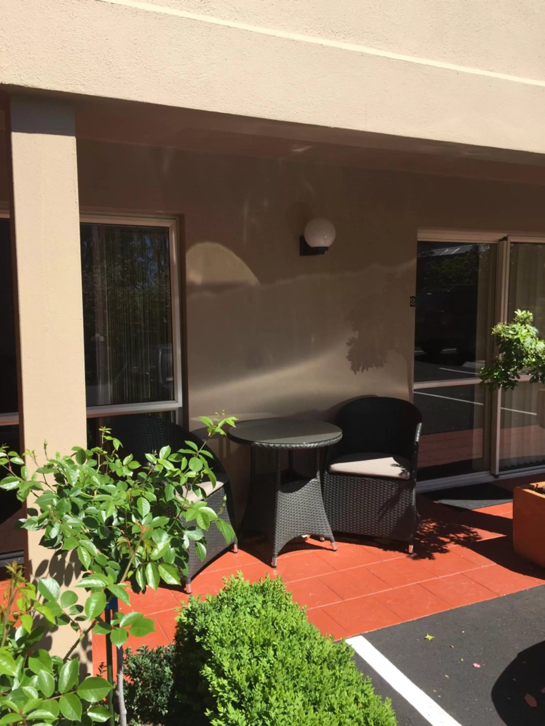 Balcony/Terrace in Tuscana Motor Lodge