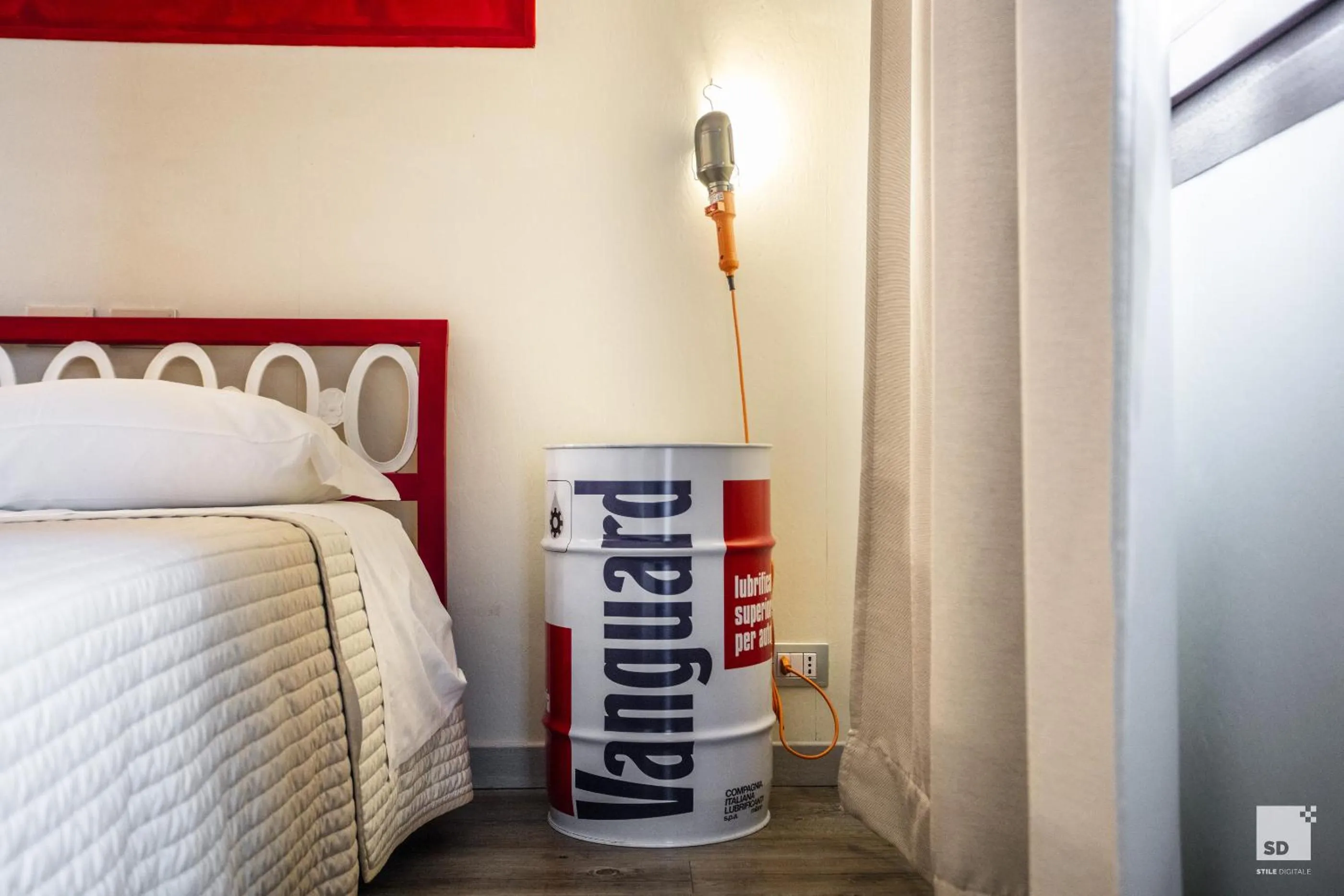 Bed in Admiral Hotel