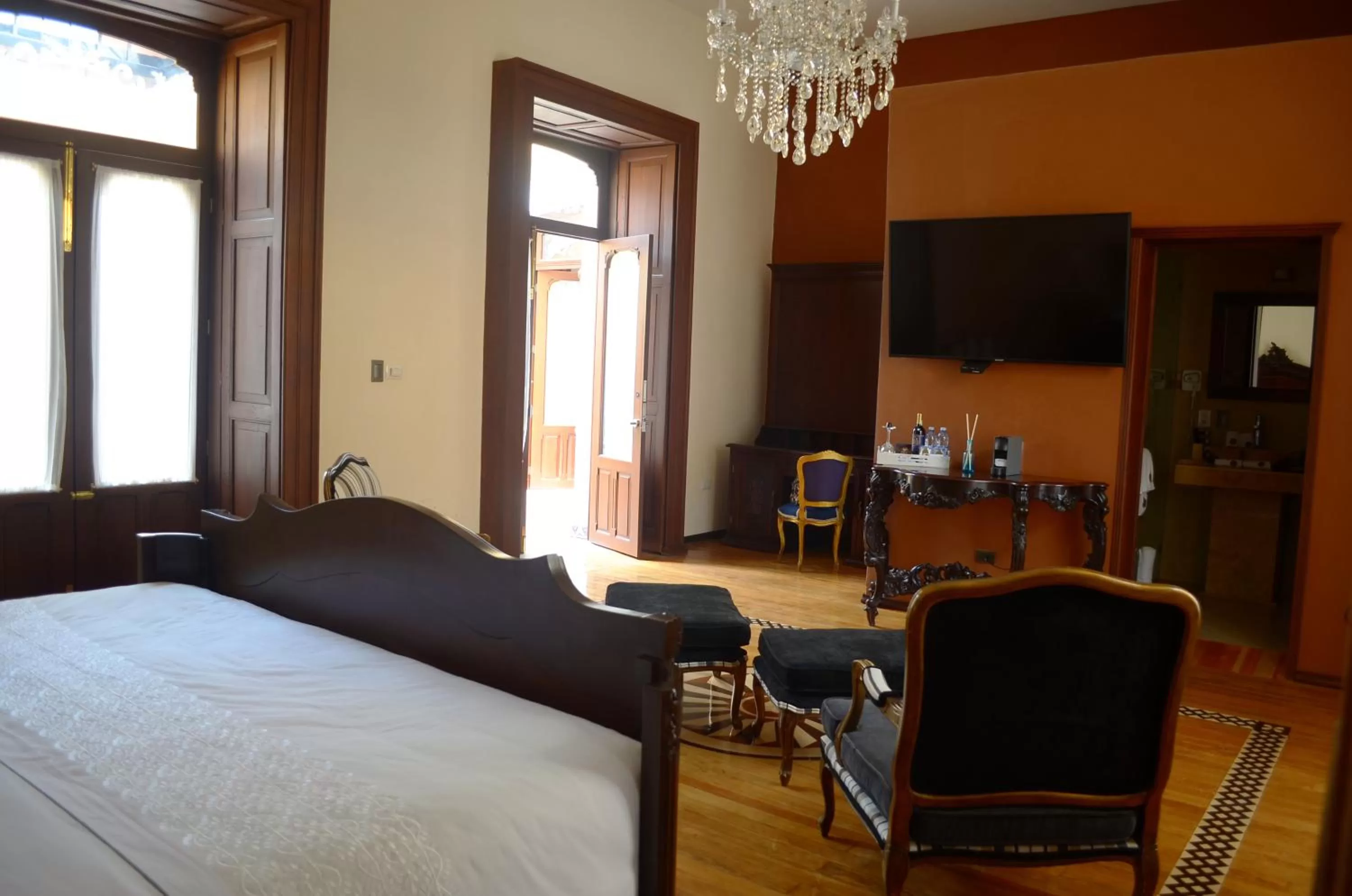 Bed in Hotel Marqués del Ángel