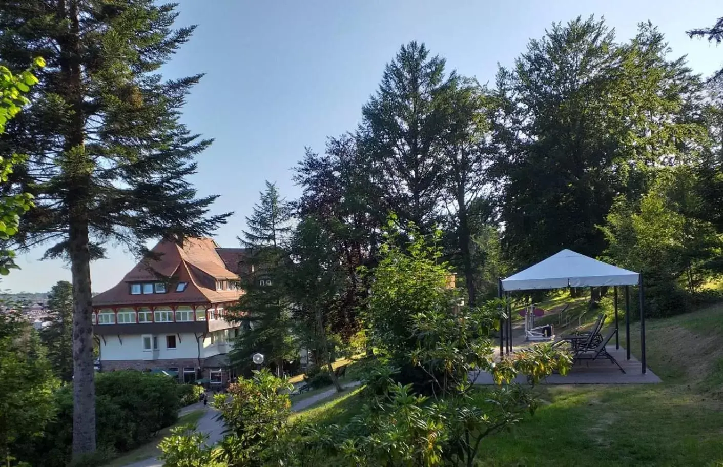 Garden, Property Building in Hotel Teuchelwald