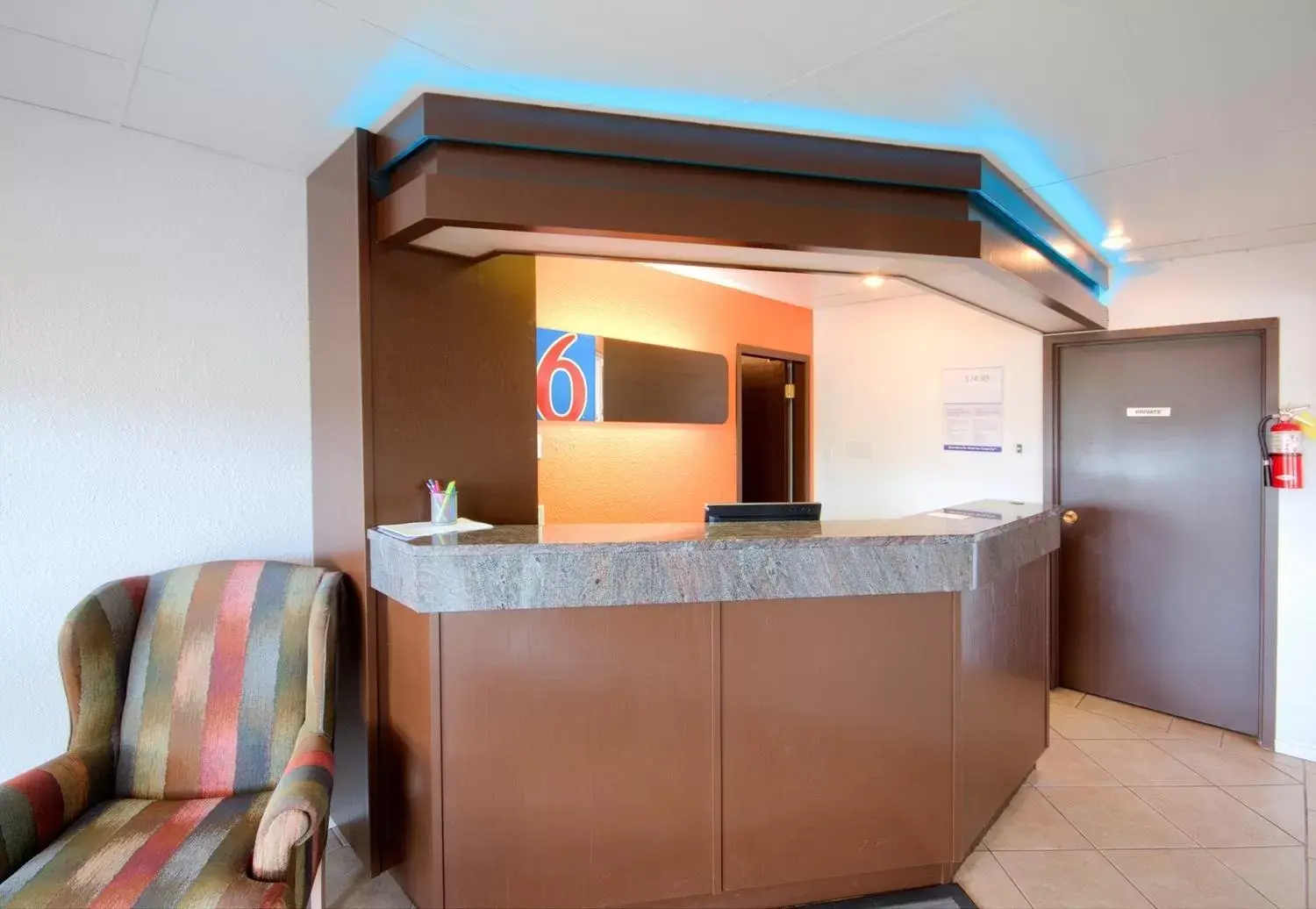 Lobby or reception in Motel 6-Lethbridge, AB Lobby or reception in Motel 6-Lethbridge, AB