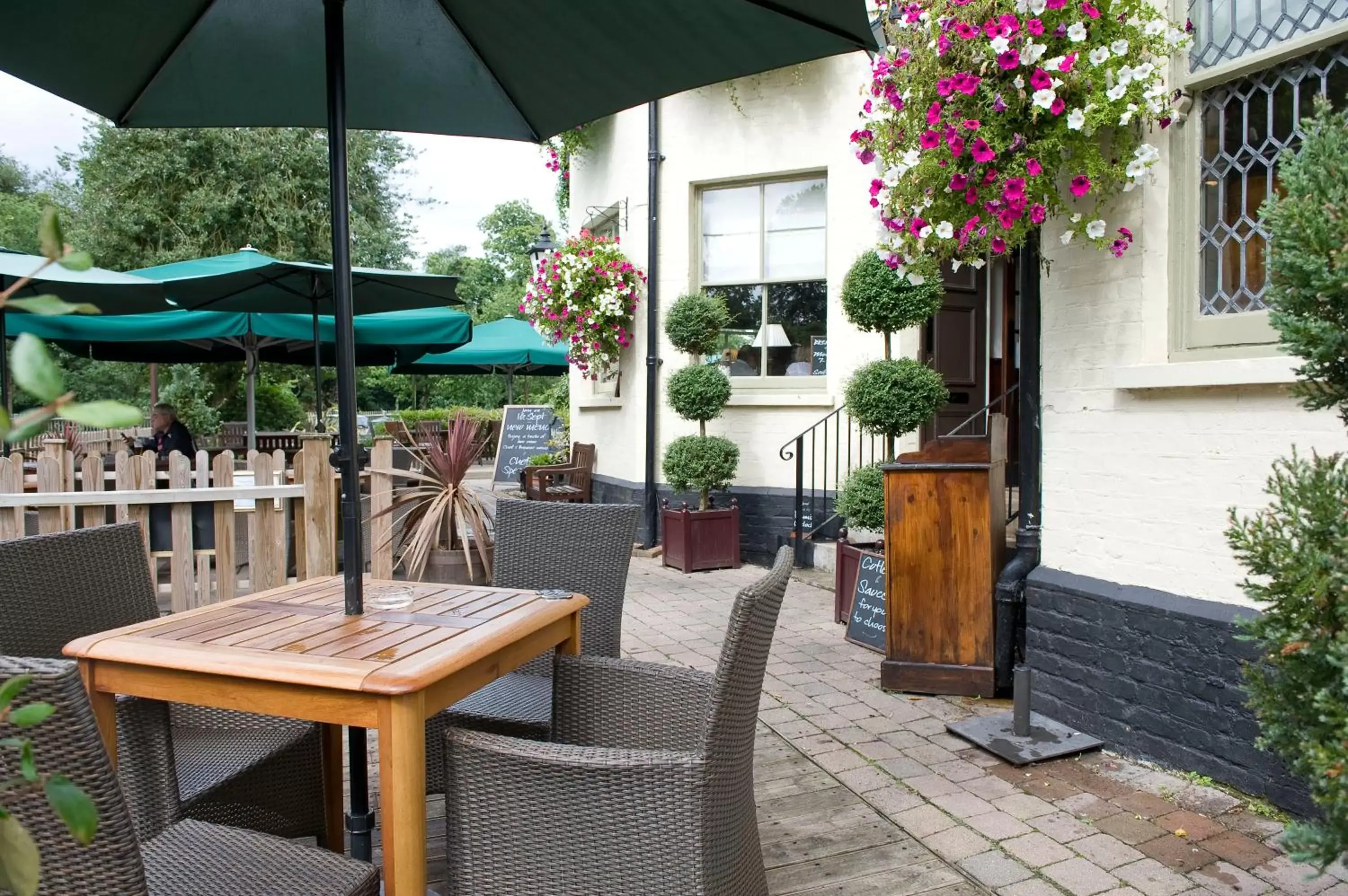 Patio in Wheatsheaf Hotel by Chef & Brewer Collection