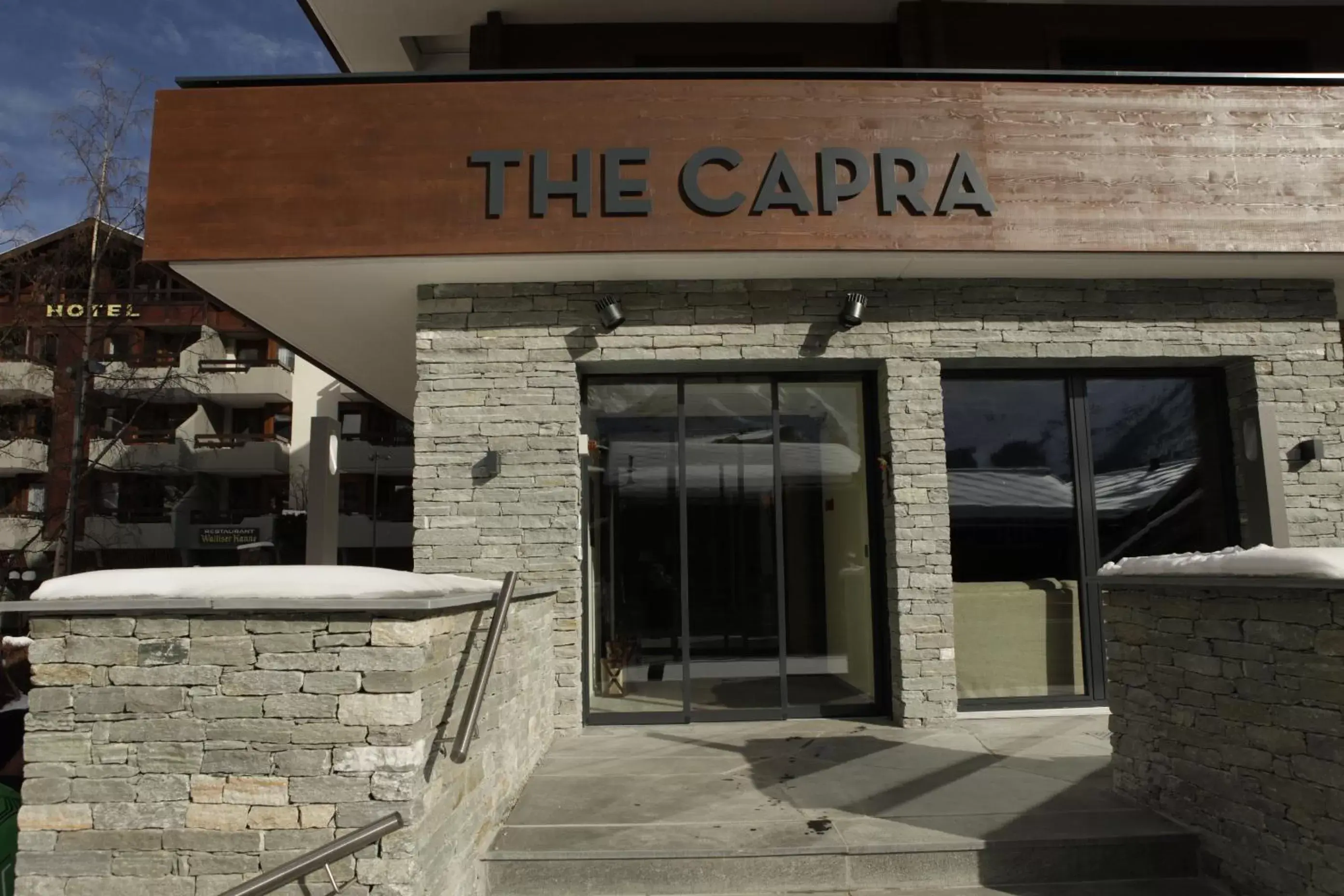 Facade/entrance in The Capra Saas-Fee