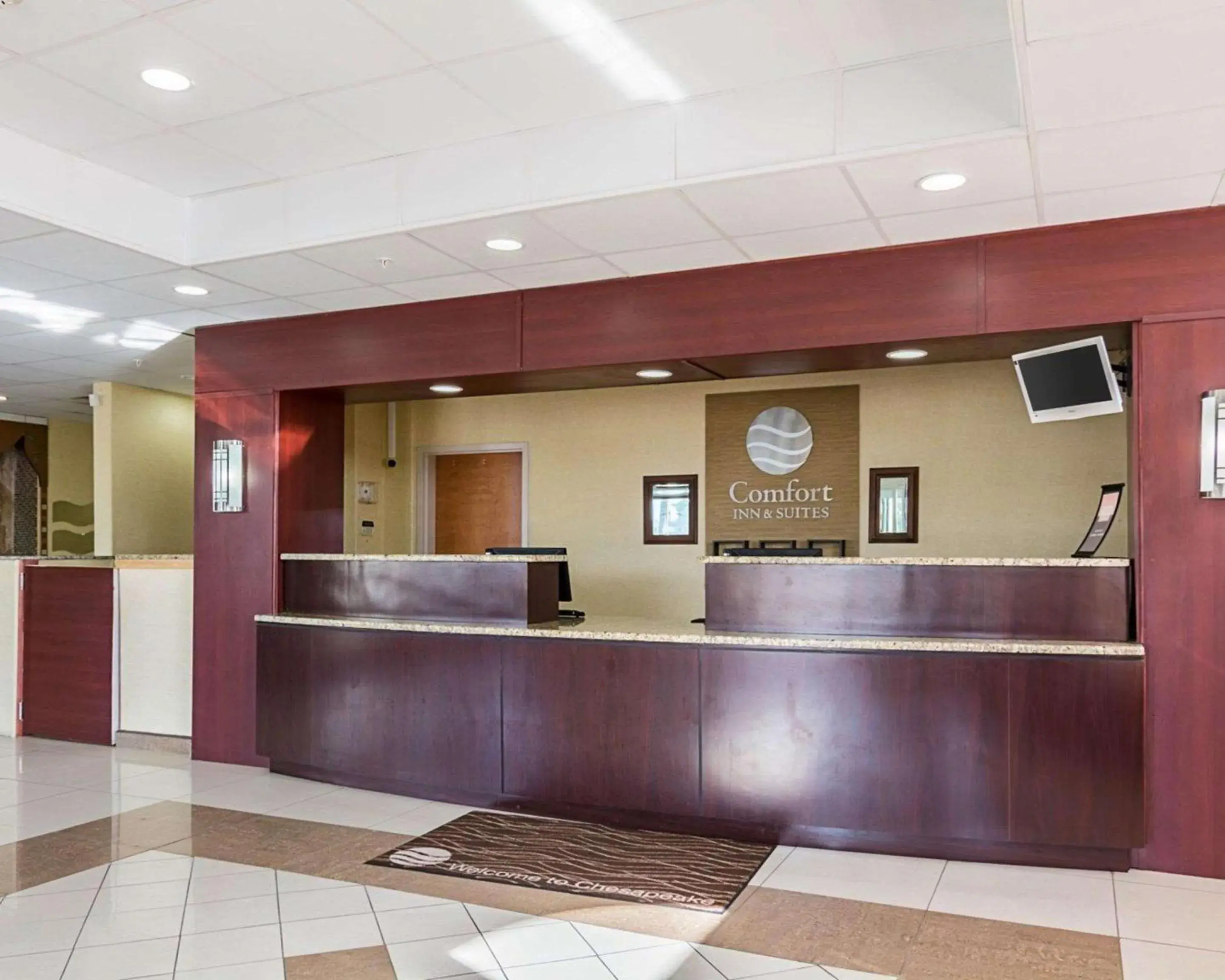 Lobby or reception, Lobby/Reception in Comfort Inn & Suites Chesapeake - Portsmouth