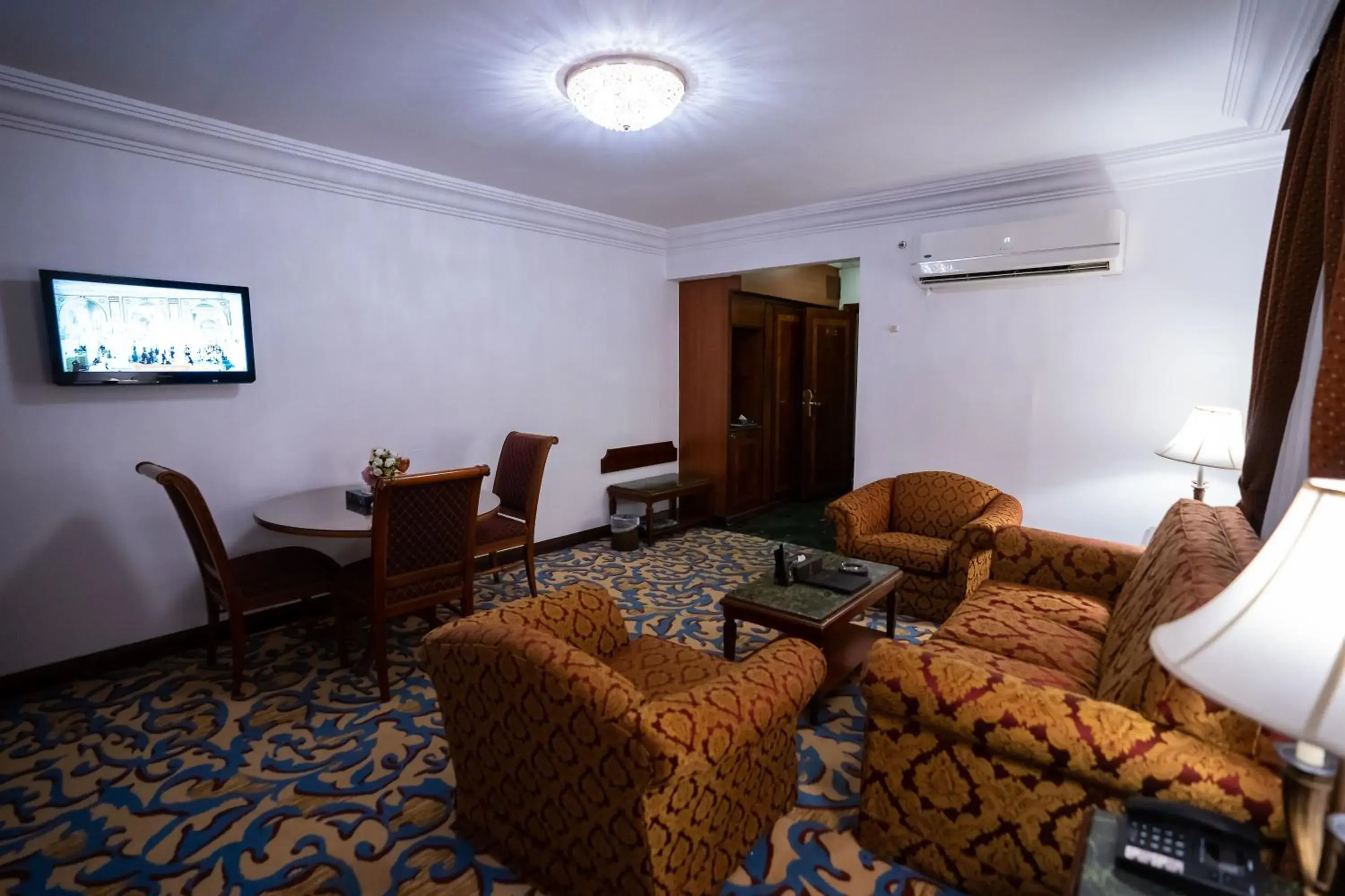 TV and multimedia, Seating Area in Casablanca Hotel Jeddah