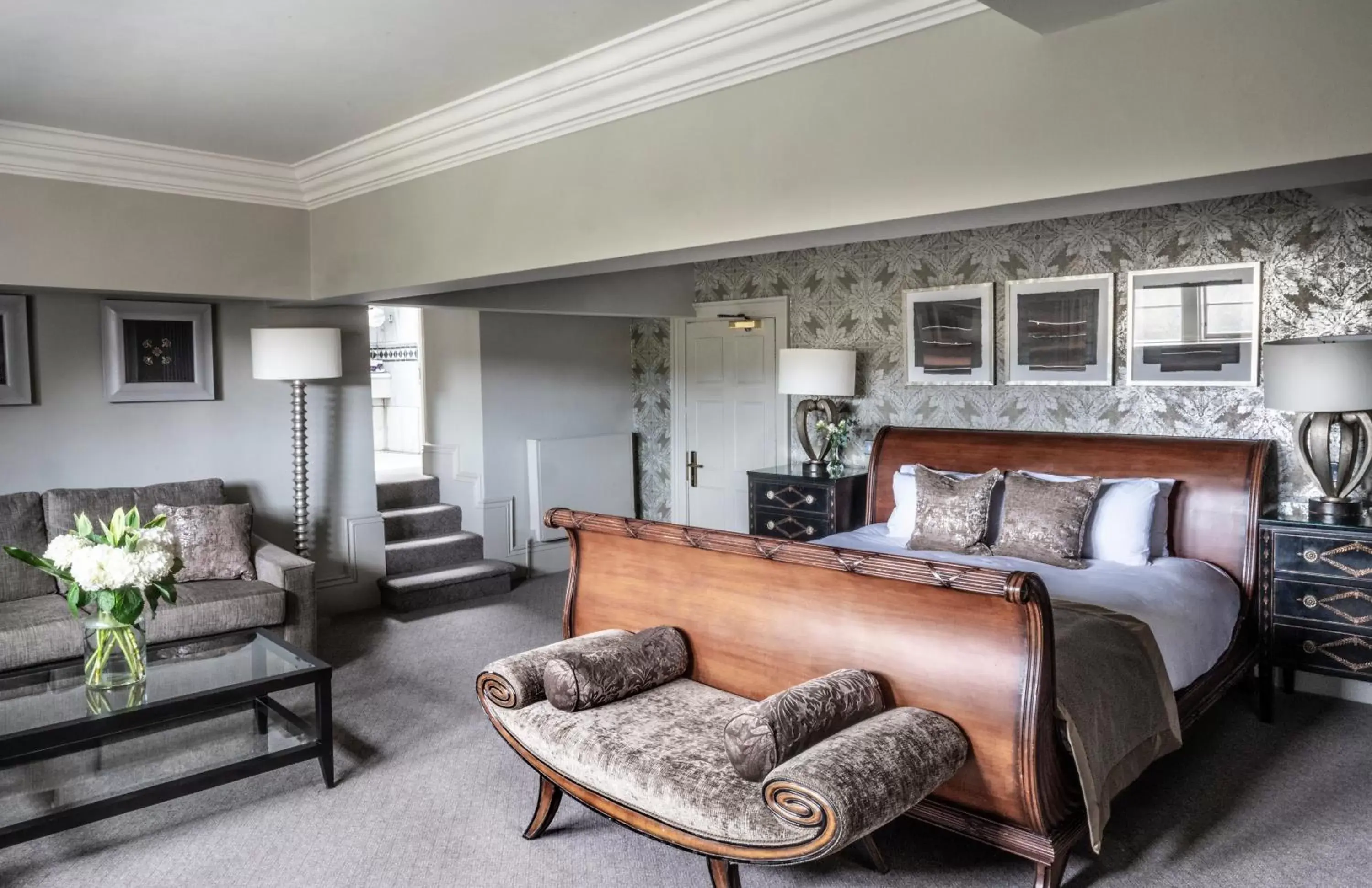 Bedroom, Seating Area in Wood Hall Hotel & Spa