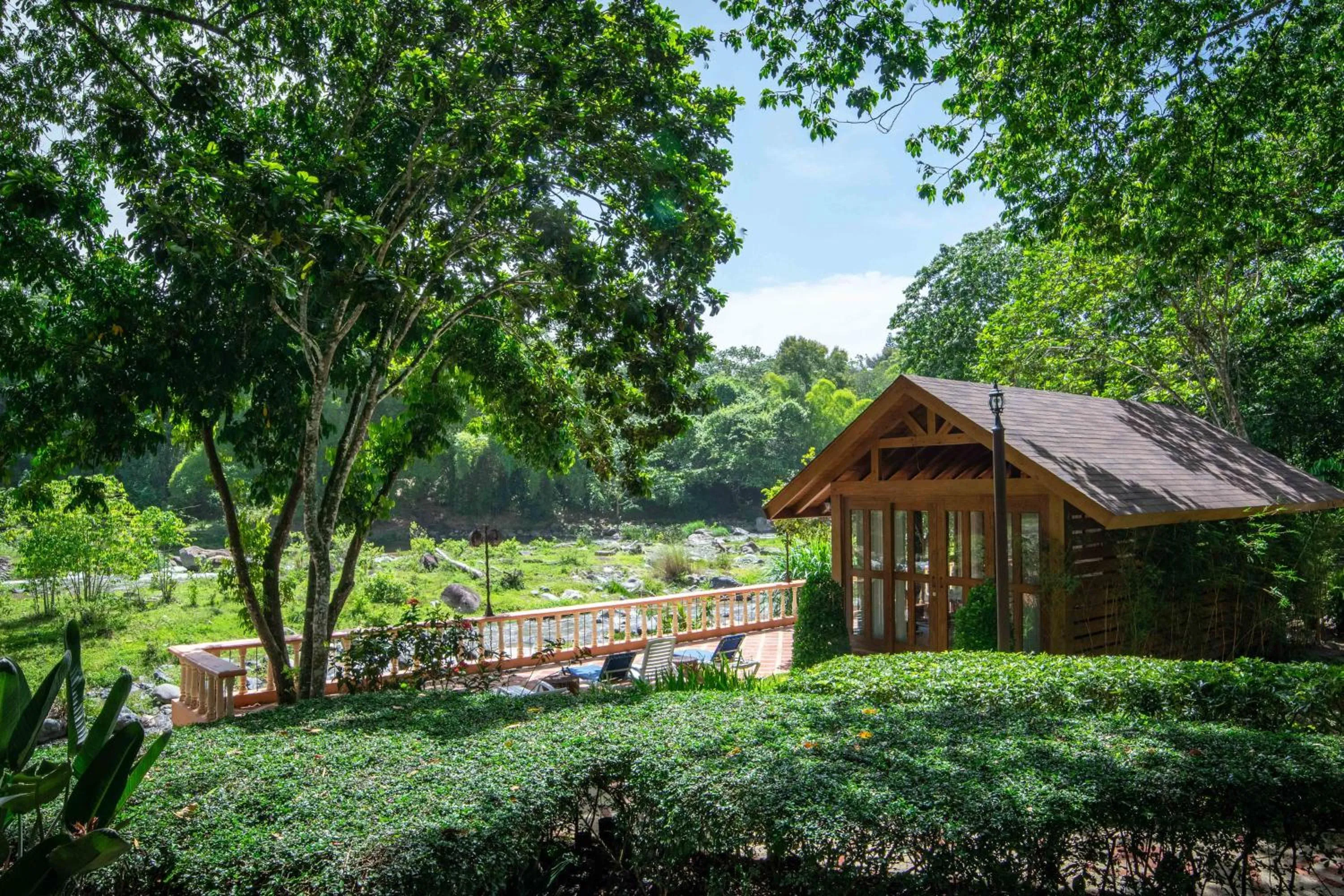 Garden in Hotel Gran Jimenoa
