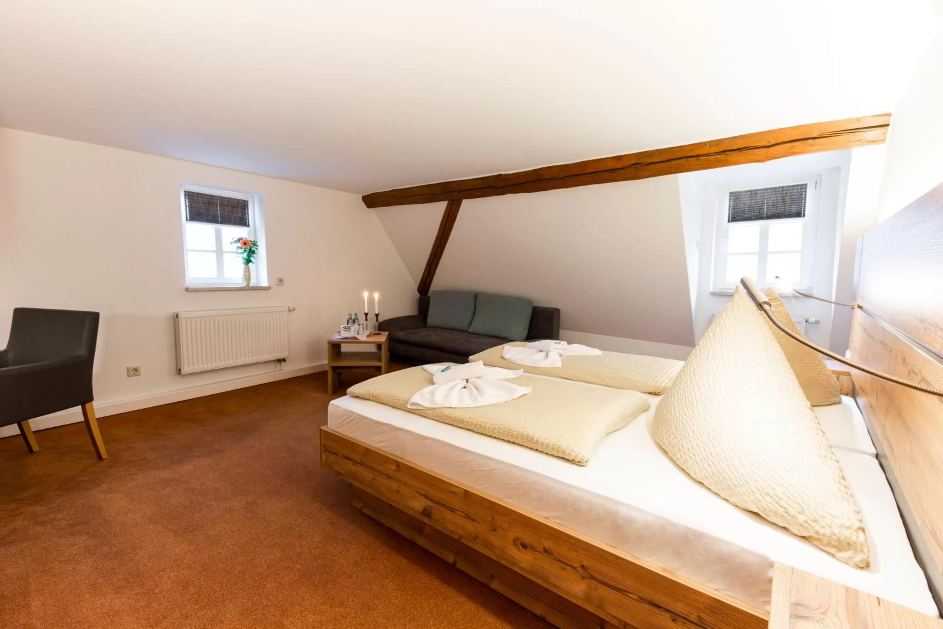 Photo of the whole room, Bed in Waldgasthof Bad Einsiedel