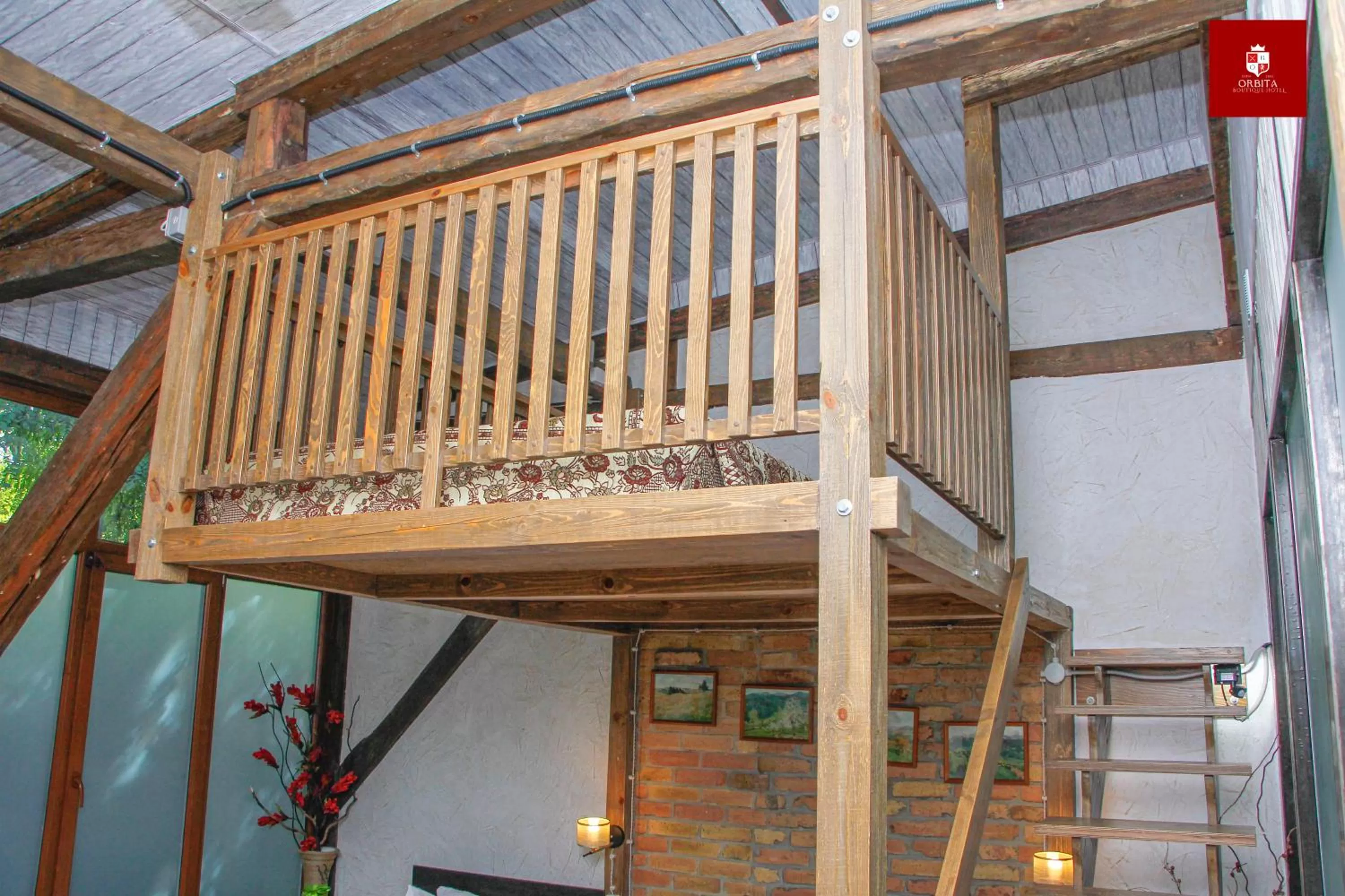 Bed in Orbita hotel Shymkent