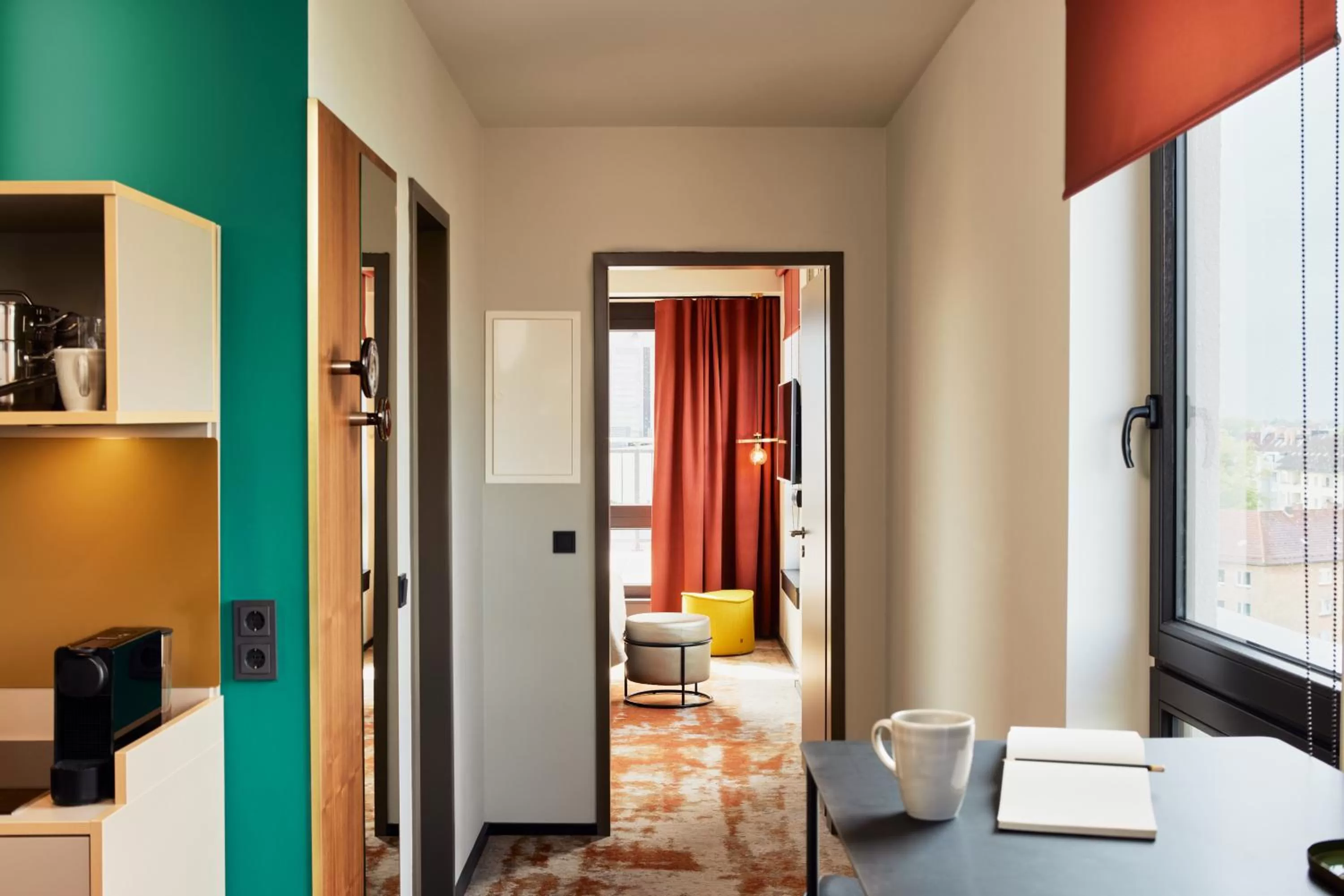 Living room in hood house