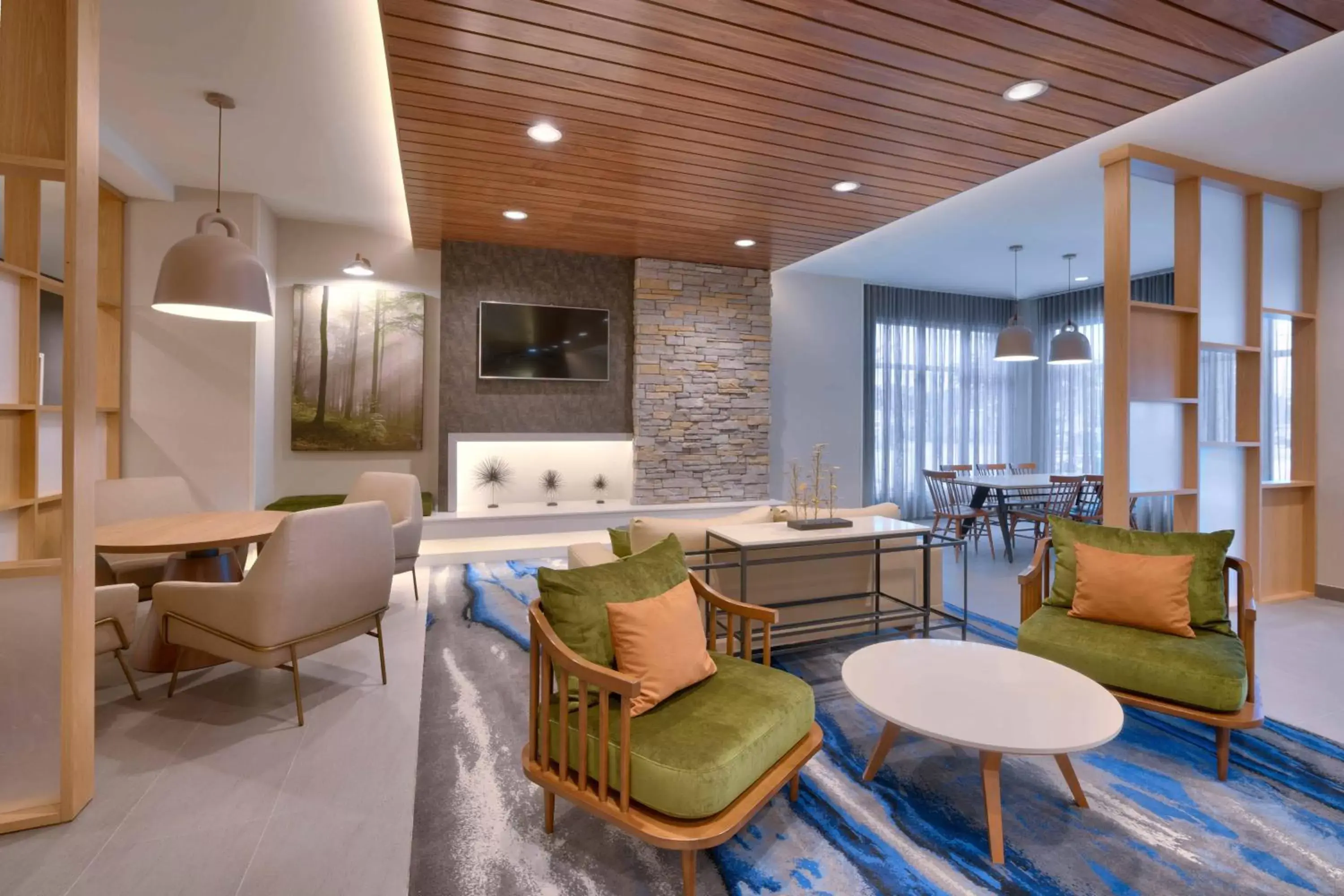Lobby or reception, Lounge/Bar in Fairfield Inn & Suites by Marriott Rockport