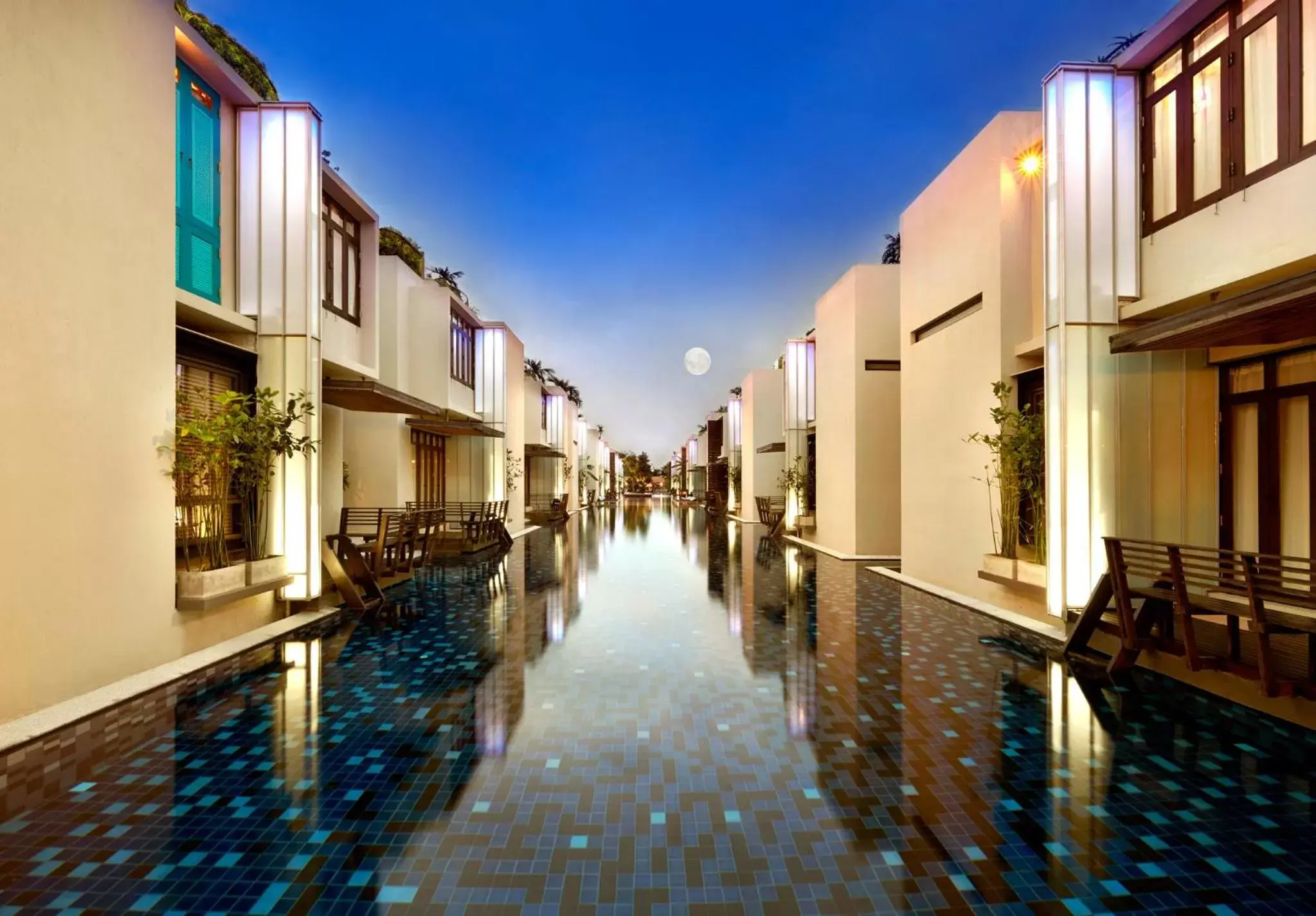 Bird's eye view, Swimming Pool in Let's Sea Hua Hin Al Fresco Resort