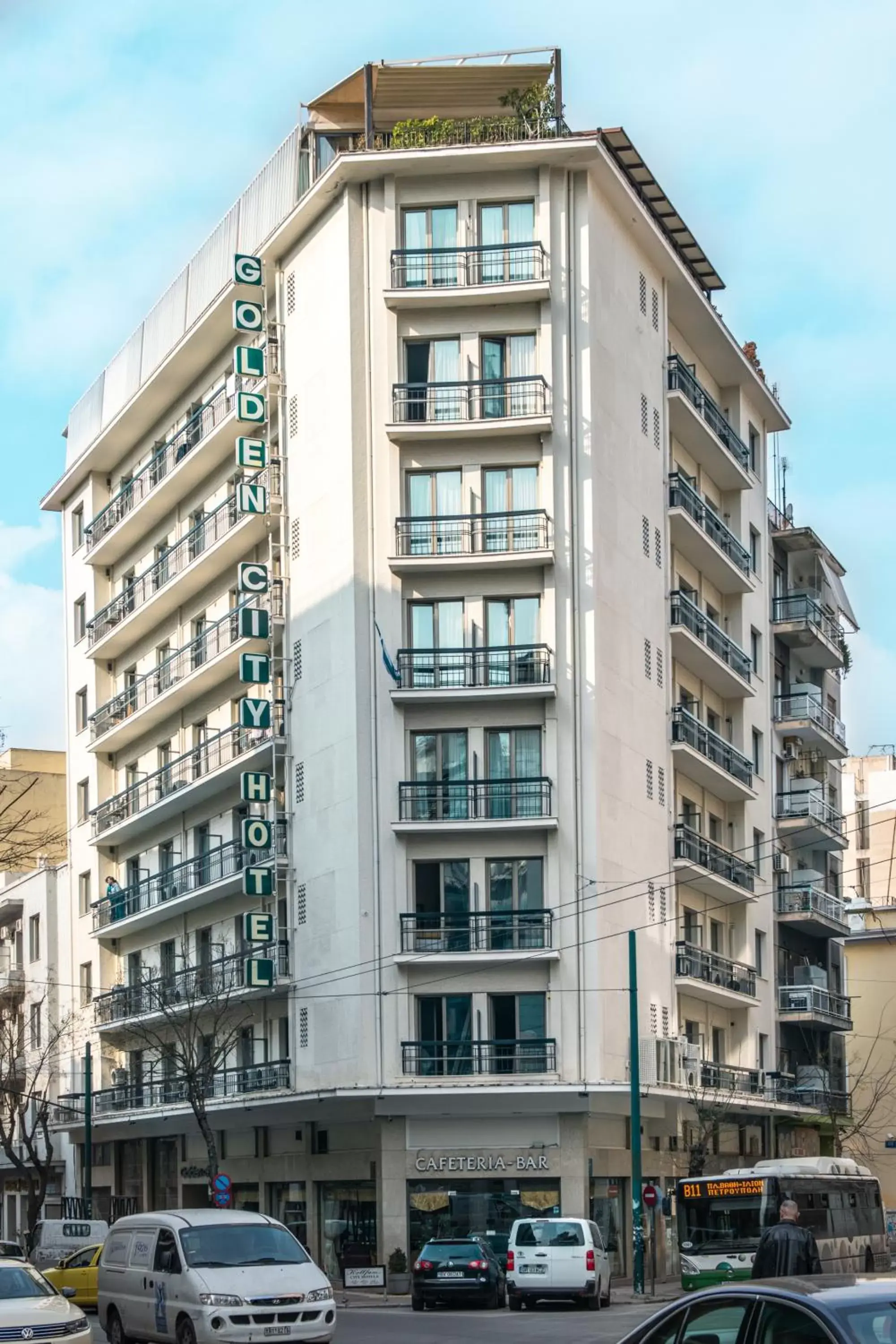 Property Building in Athens Golden City Hotel