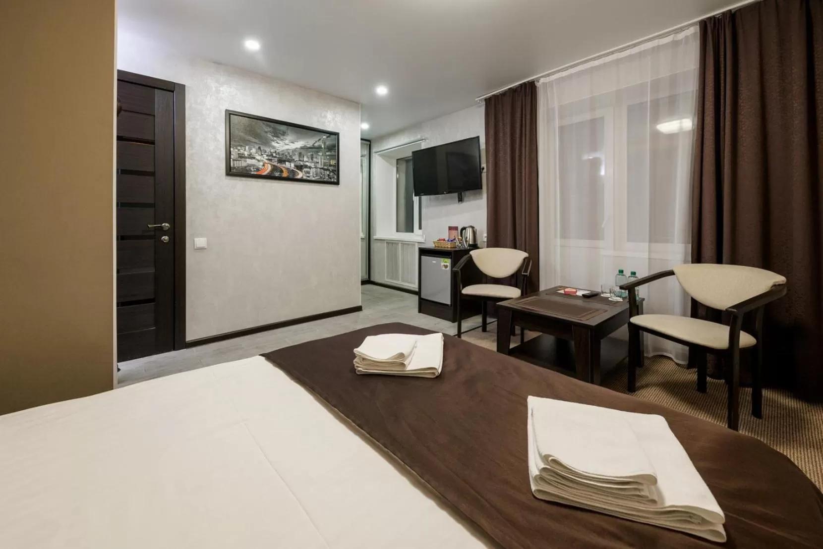 Photo of the whole room, Bed in Hotel Nivki