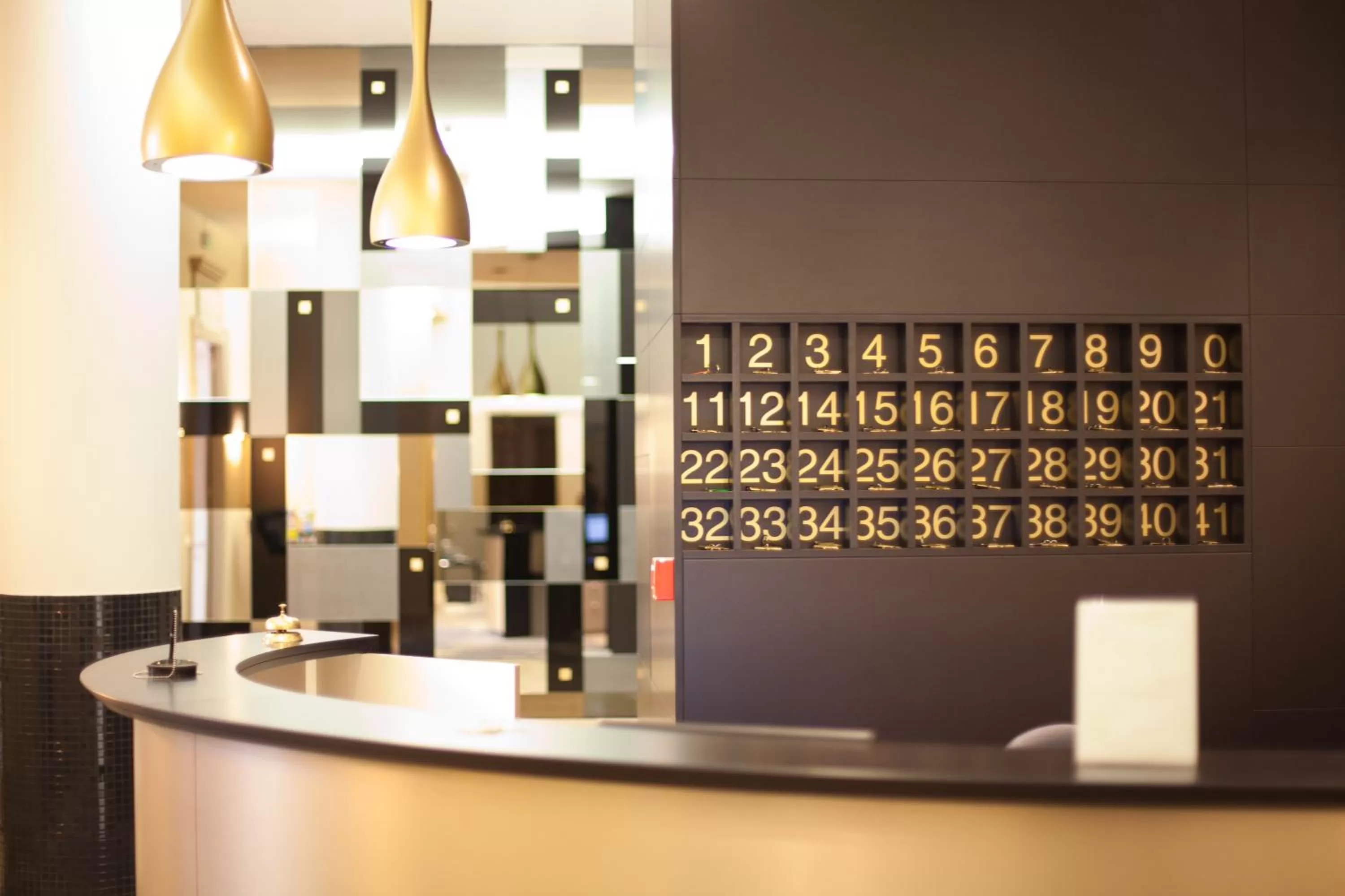 Lobby or reception in Hotel d'Angleterre