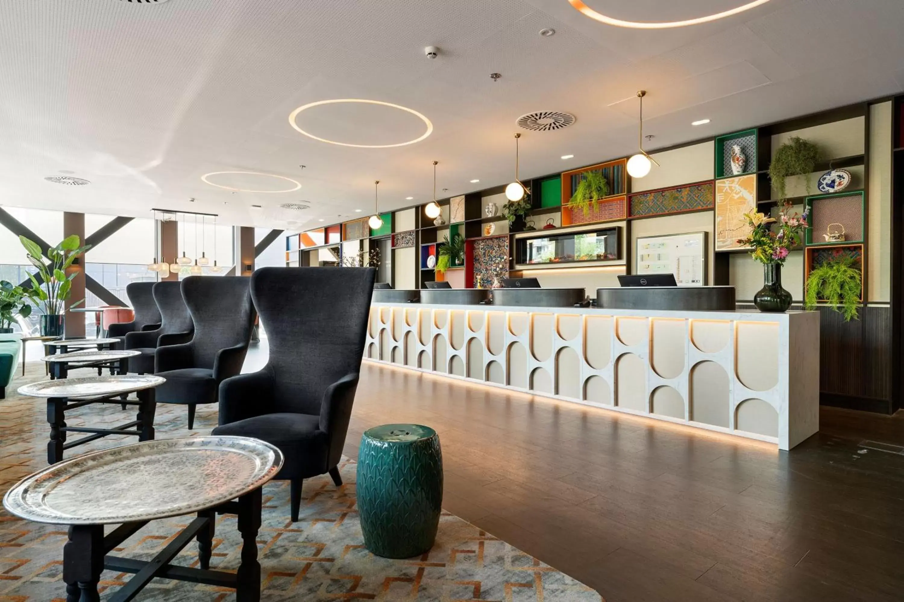 Lobby or reception, Lounge/Bar in Corendon Amsterdam New-West, a Tribute Portfolio Hotel