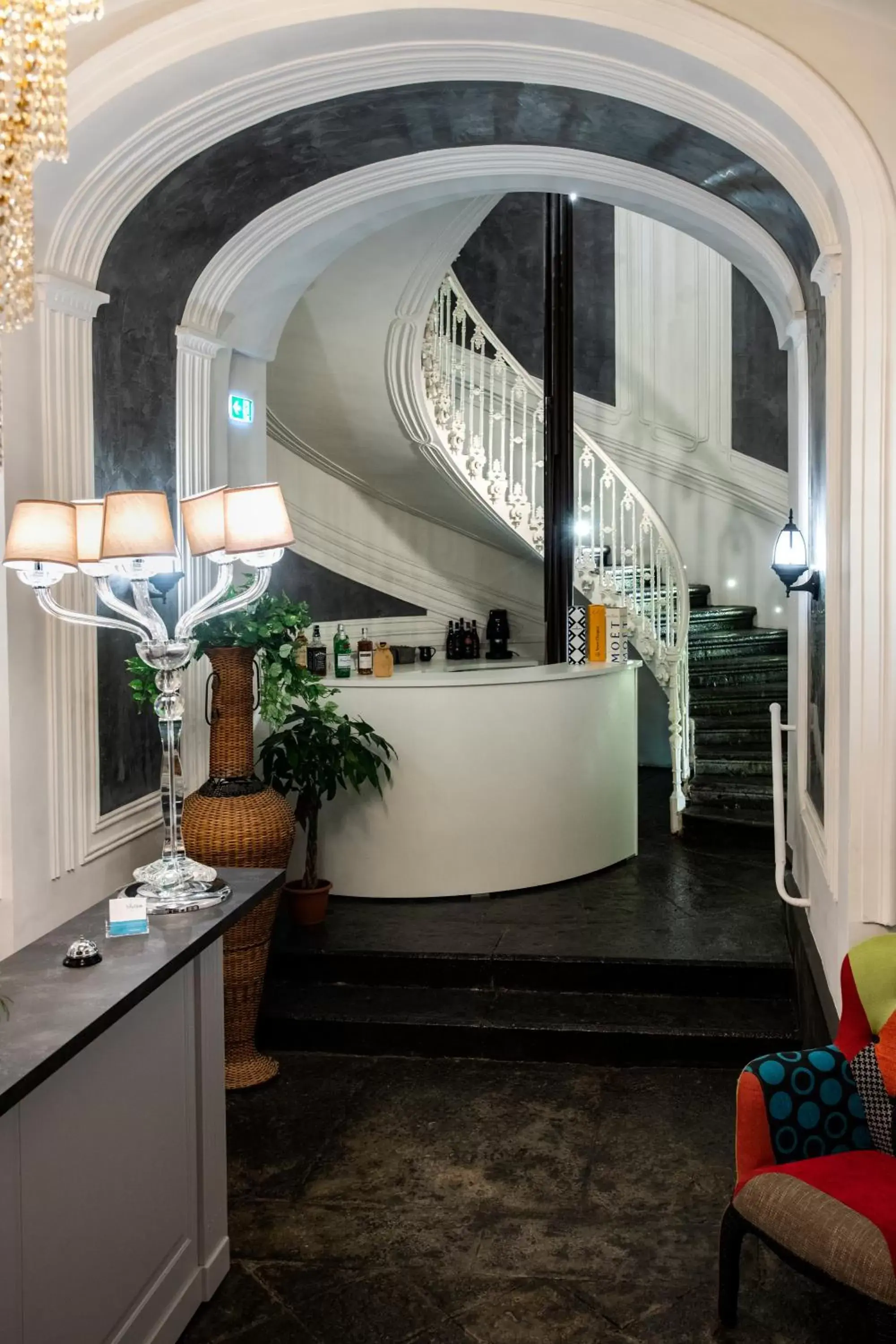 Lounge or bar, Lobby/Reception in Villa Elisio Hotel & Spa