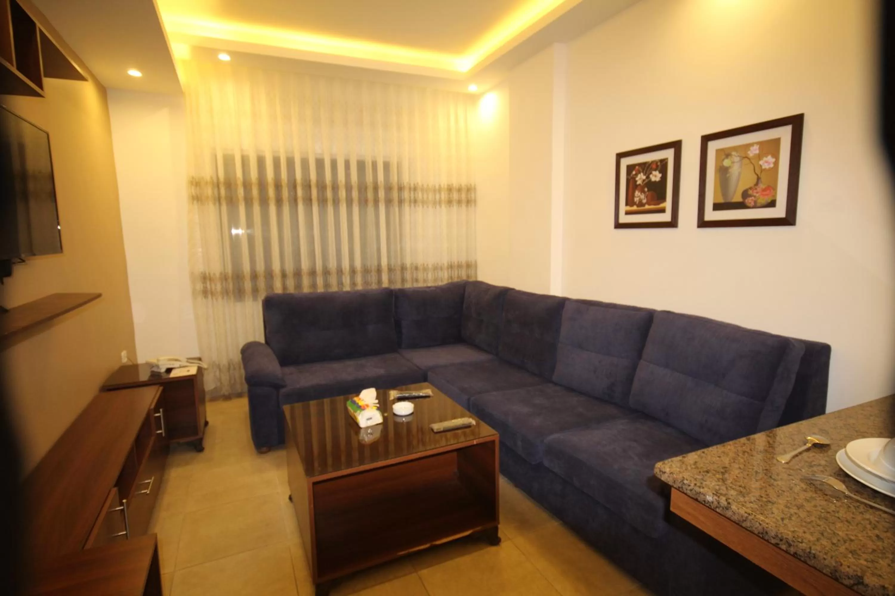 Living room in سما عمان للشقق الفندقية Sama Amman Hotel Apartments