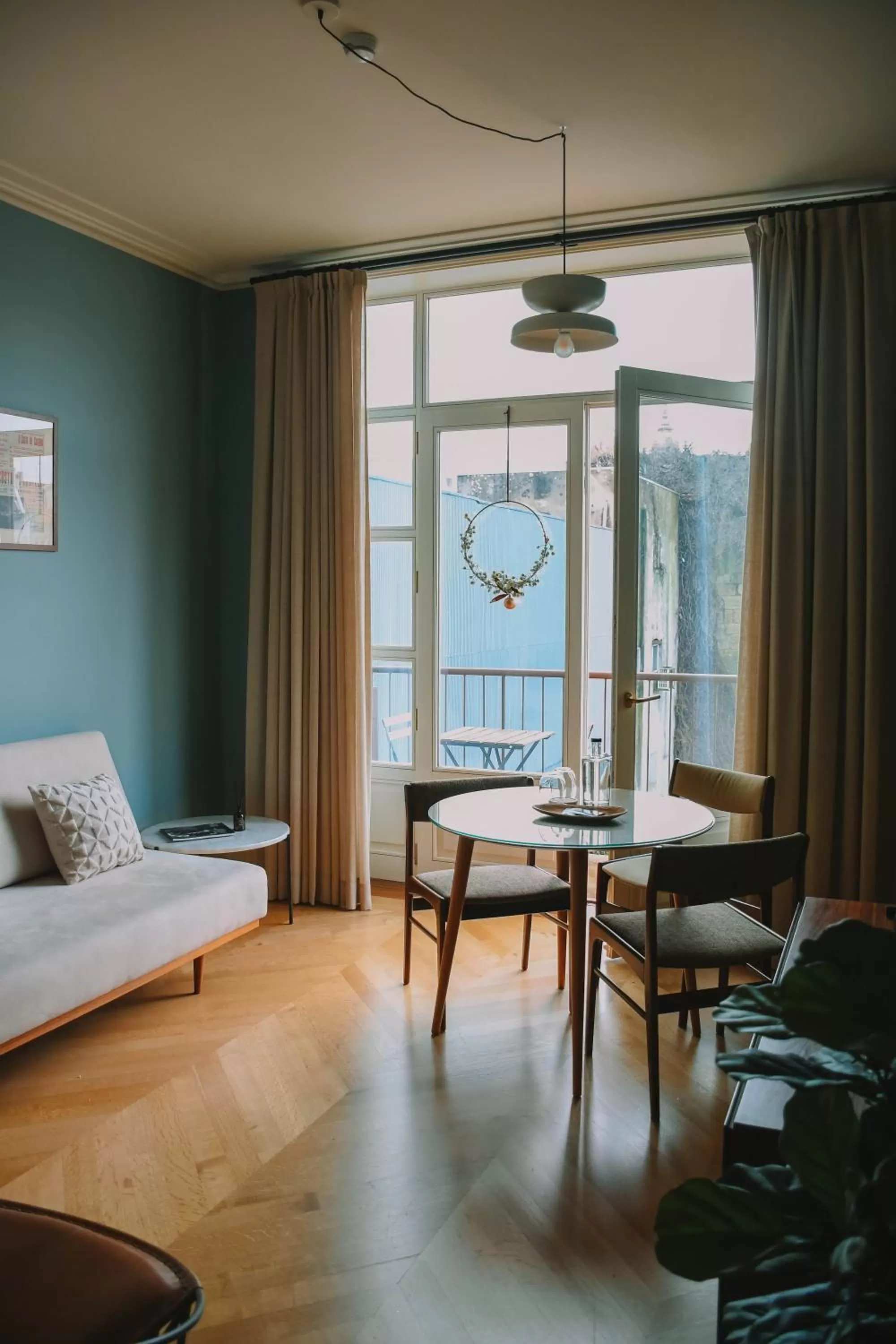 Bed in Villa Theatro Heritage Apartments