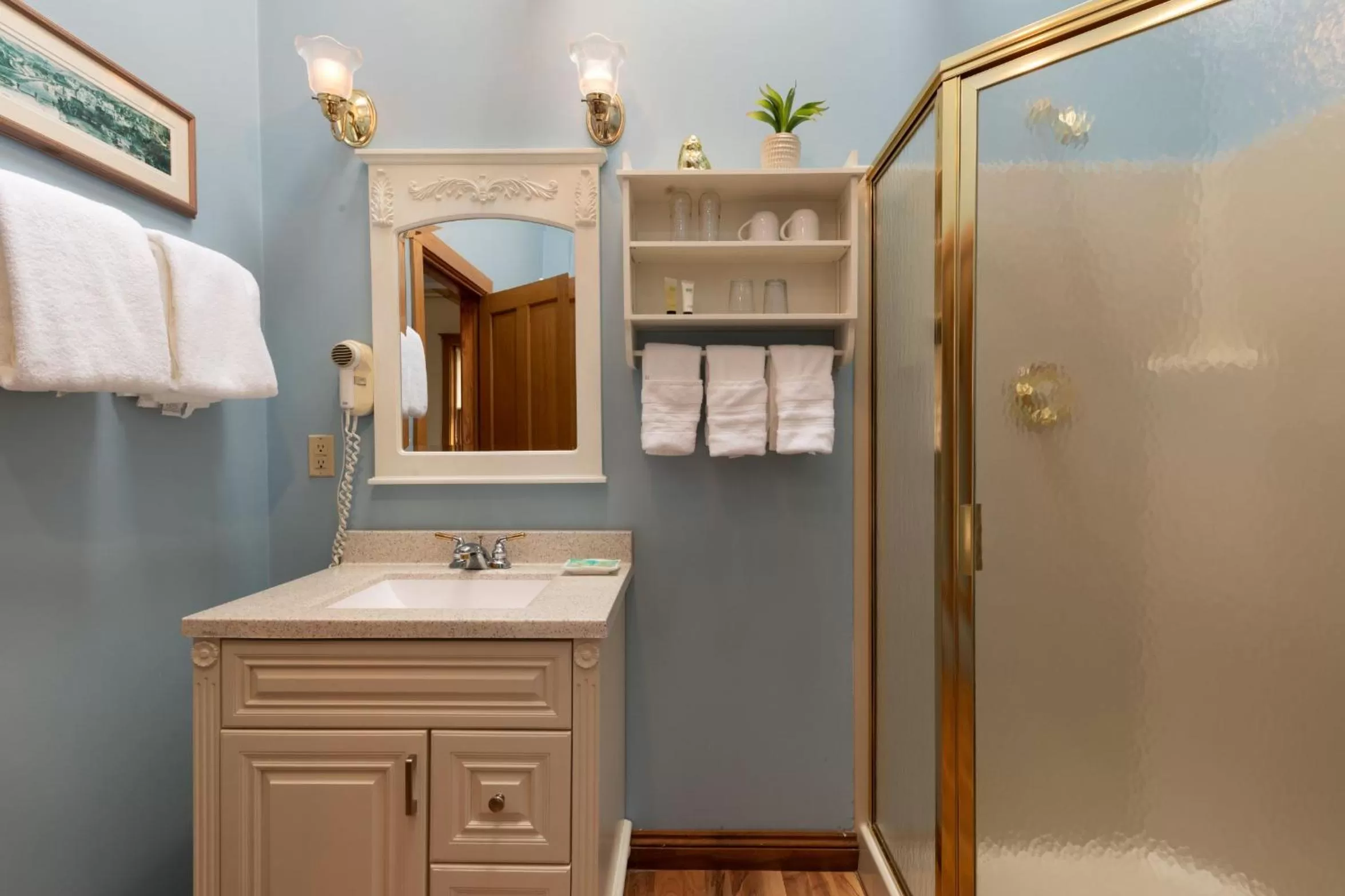 Bathroom in Riverboat Suites