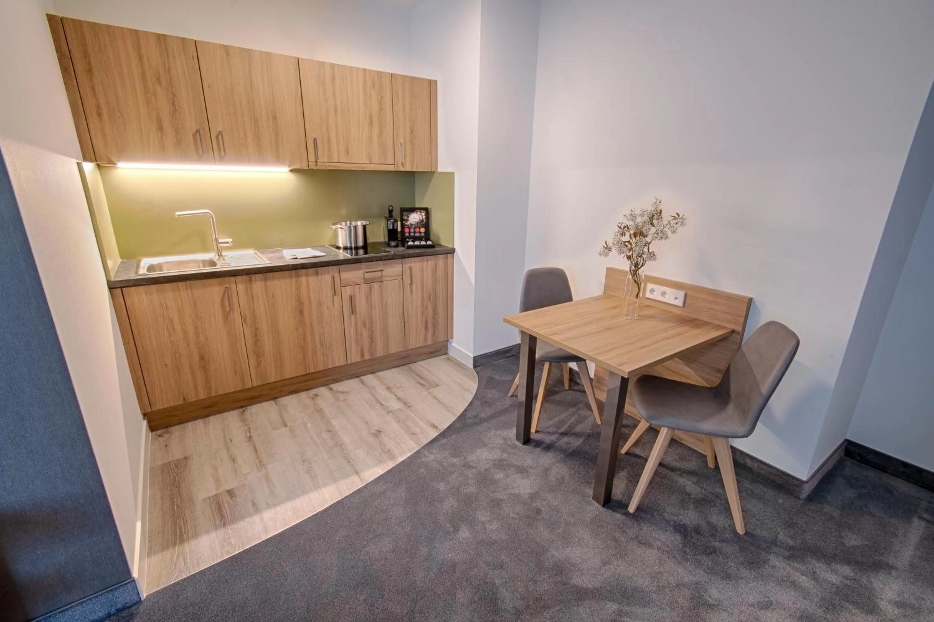 Kitchen or kitchenette in Hotel Kupferzell