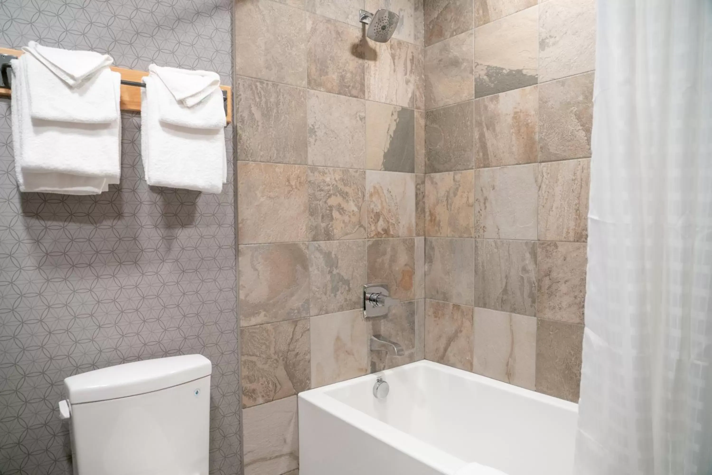 Bathroom in Banff Rocky Mountain Resort Bathroom in Banff Rocky Mountain Resort