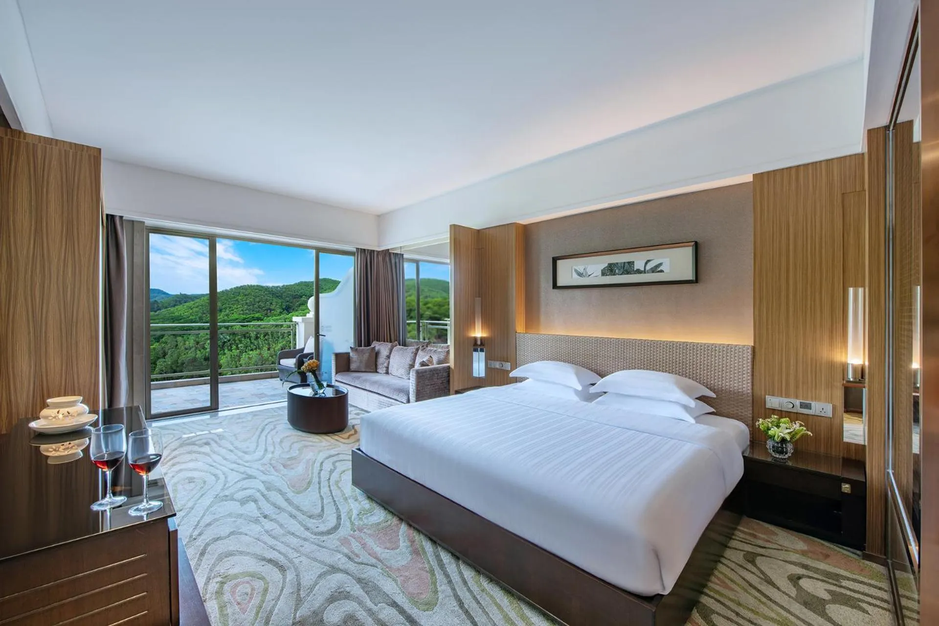 Bed in Mission Hills Hotel Resorts Dongguan
