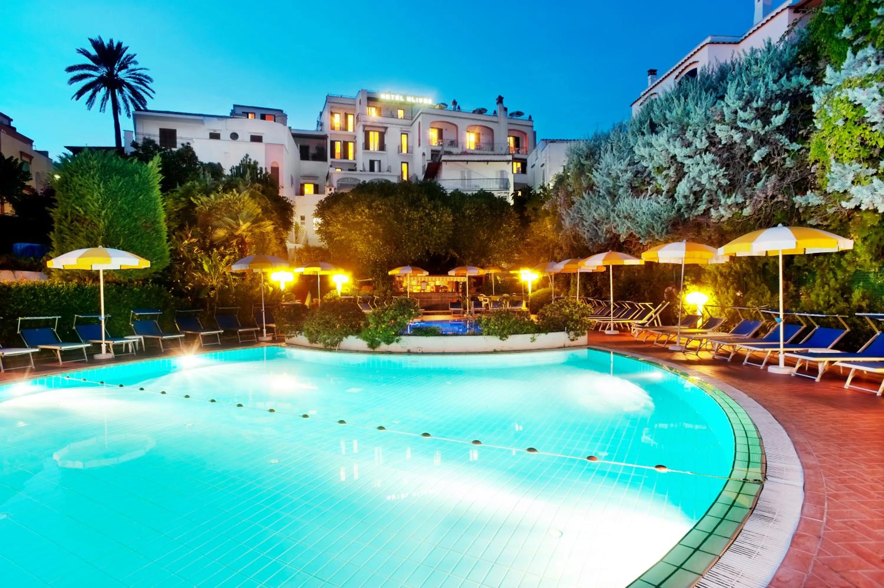 Swimming pool in Hotel Ulisse