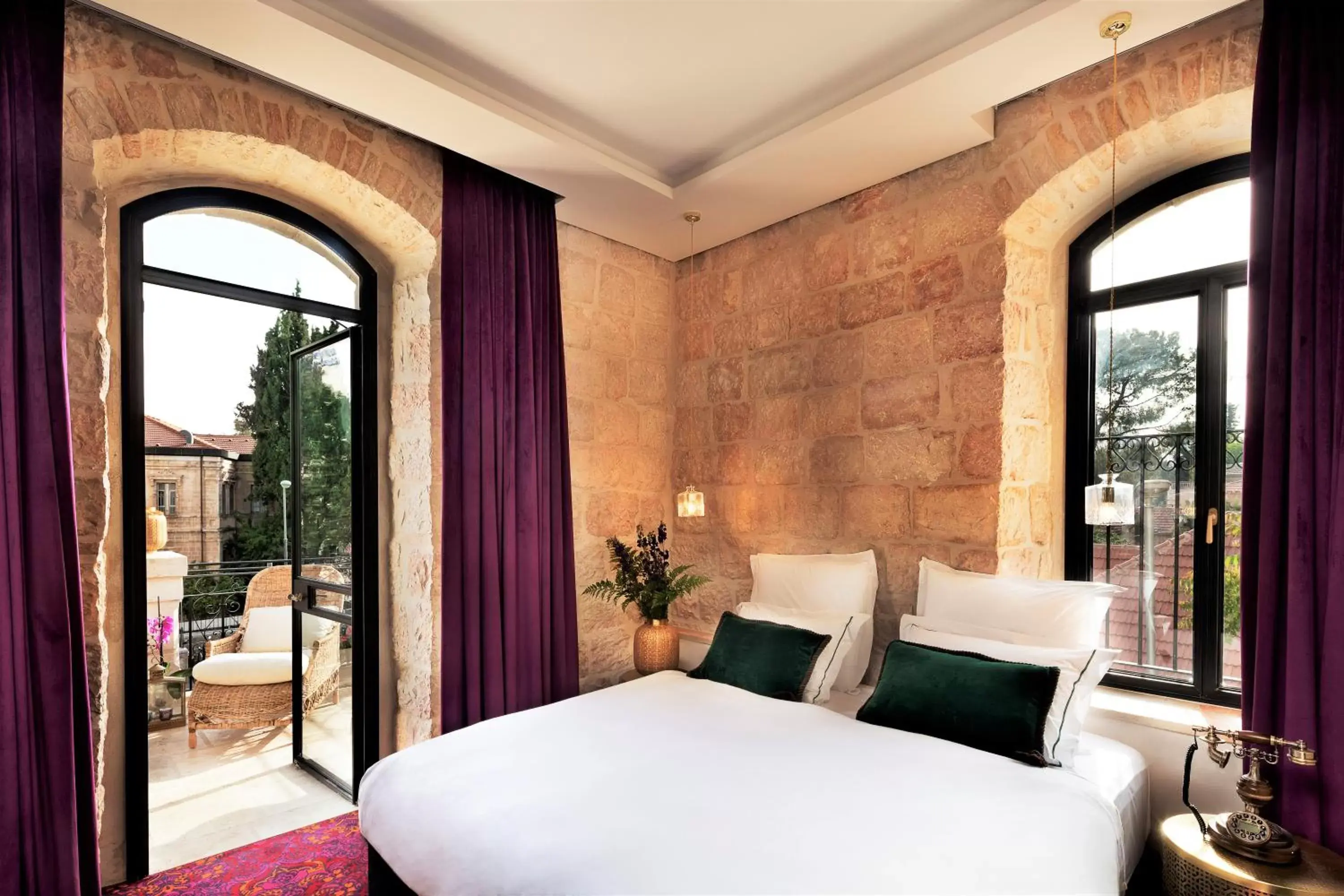 Bedroom, Bed in Villa Brown Jerusalem, a member of Brown Hotels