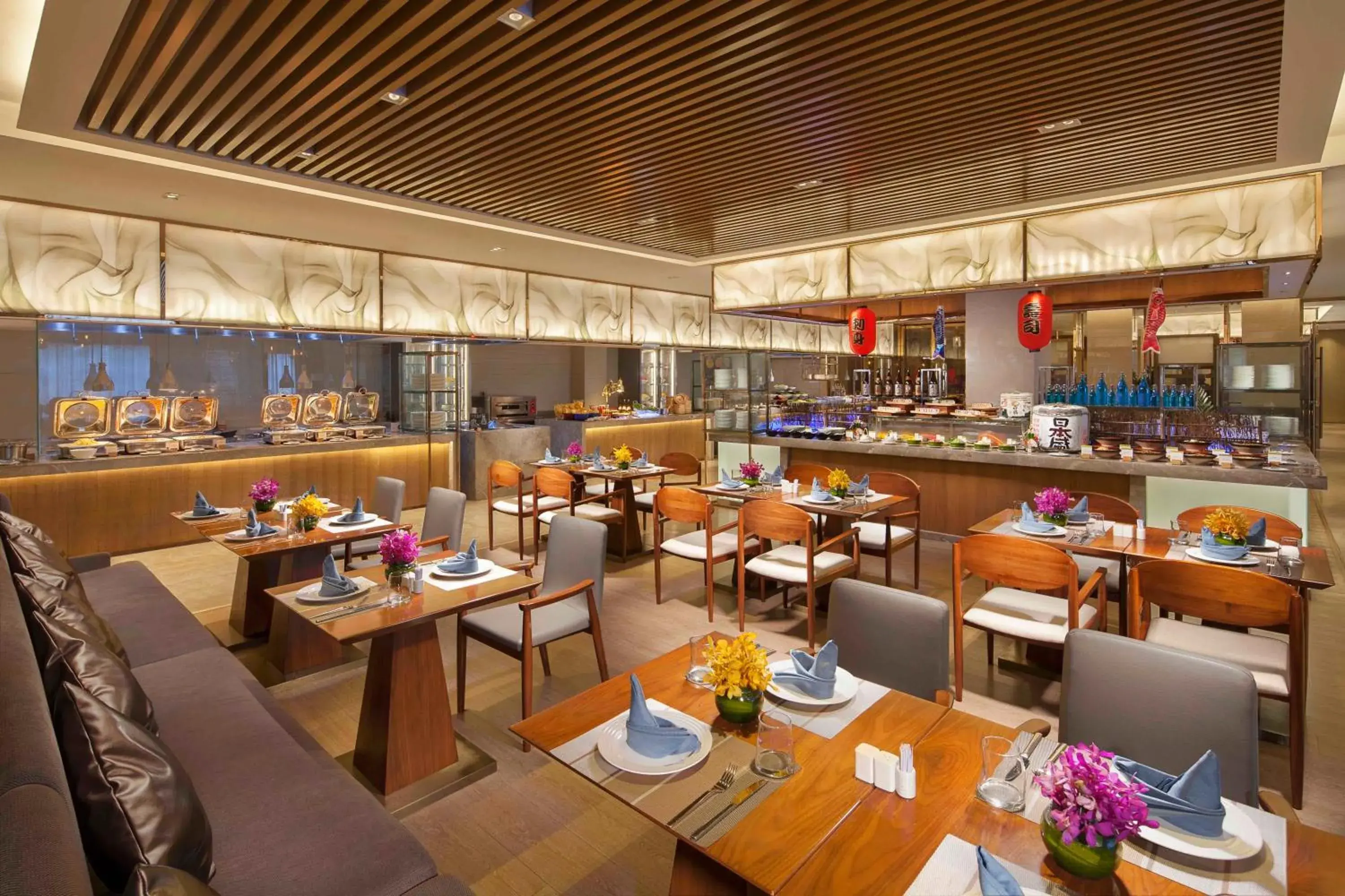 Breakfast, Restaurant/Places to Eat in DoubleTree by Hilton Hotel Qingdao-Jimo Ancient City