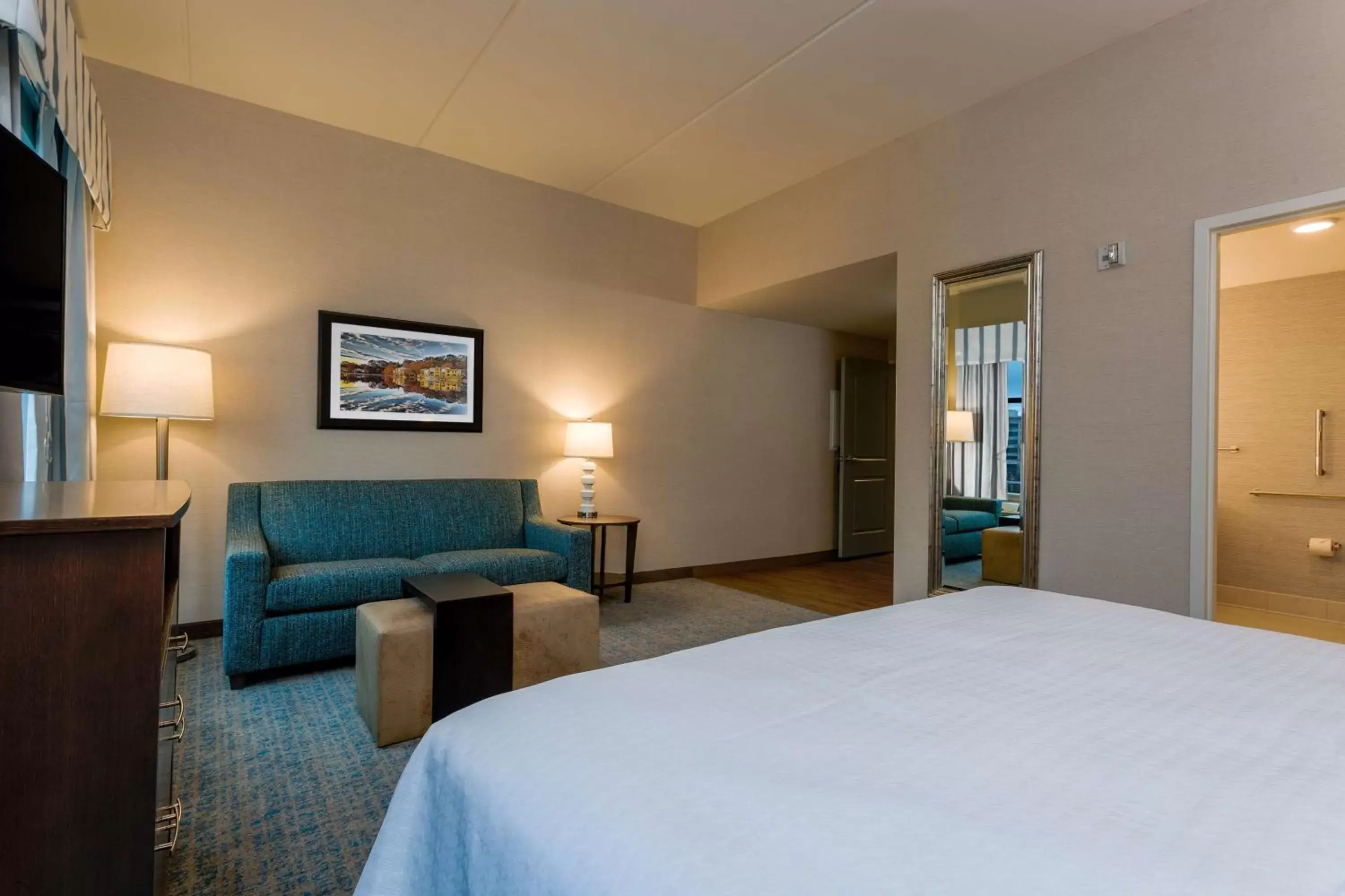 Bedroom, Bed in Homewood Suites By Hilton Reston, VA