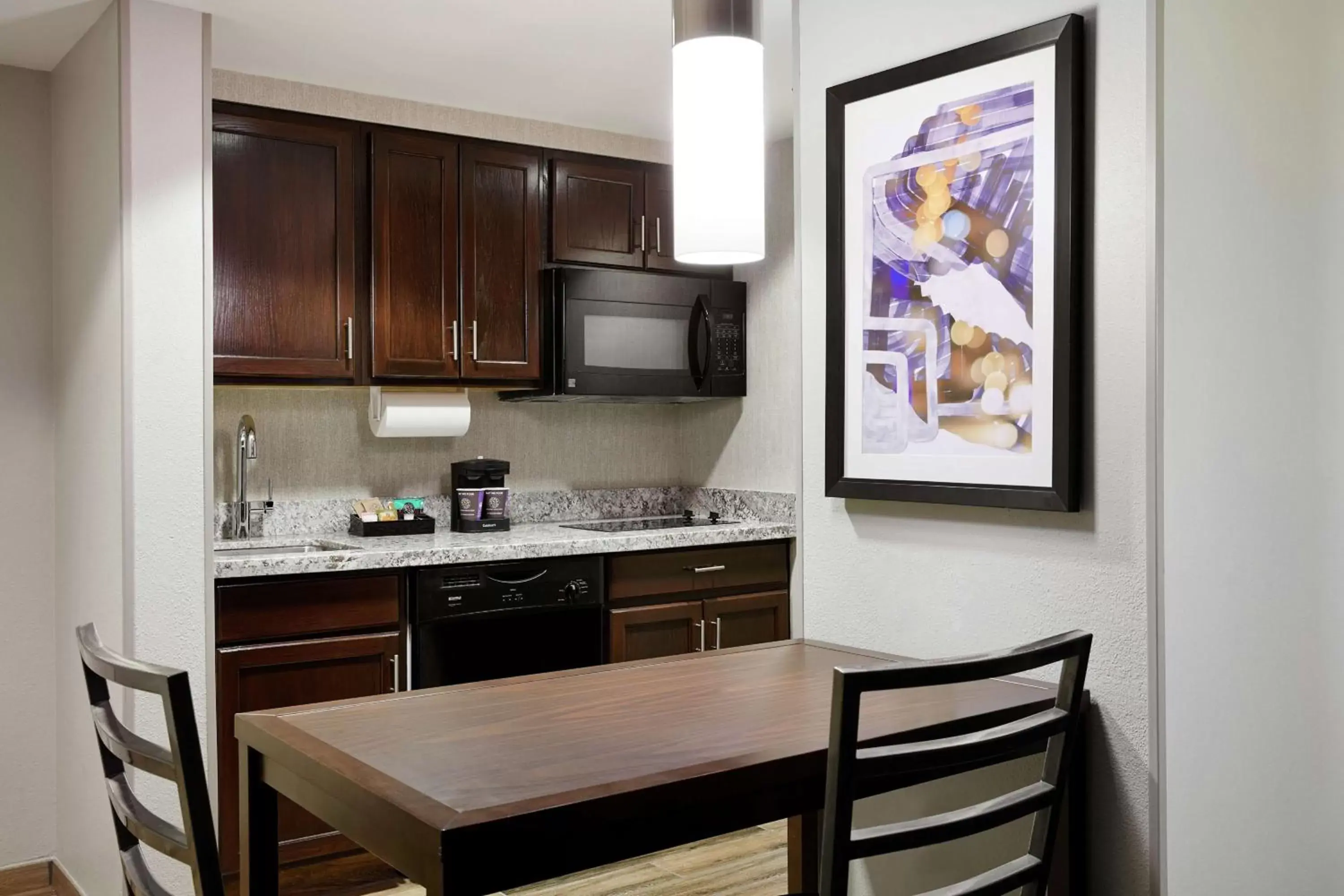 Kitchen or kitchenette, Kitchen/Kitchenette in Homewood Suites Champaign-Urbana
