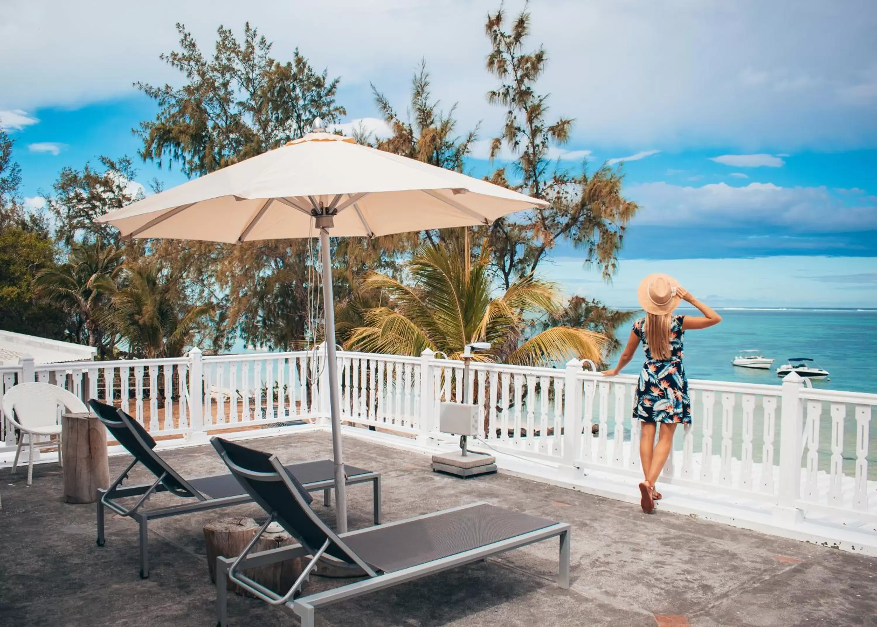 Balcony/Terrace in Astroea Beach Hotel