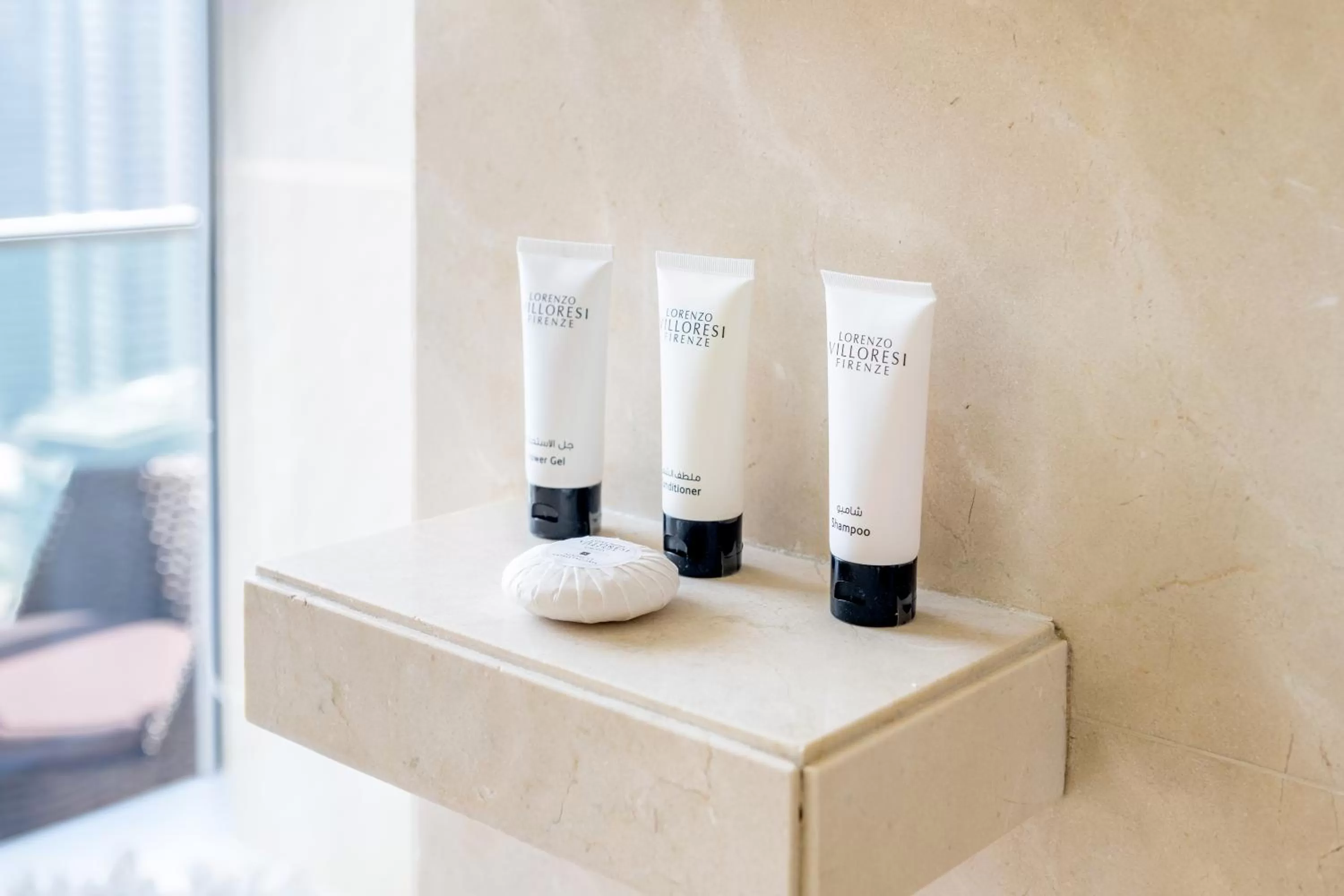 Bathroom in Emaar Residences Dubai Marina by Qstay - formerly Address Dubai Marina