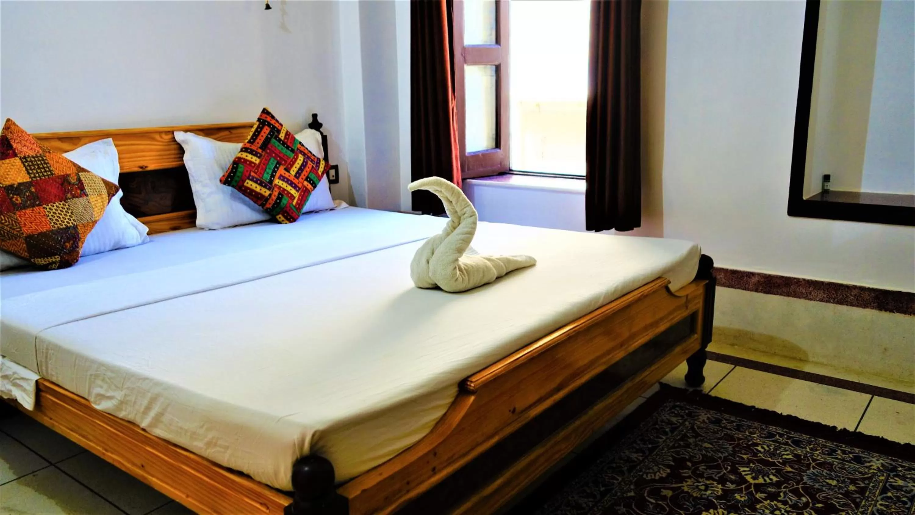 Bed in The Wanderlust Guest House & Safari