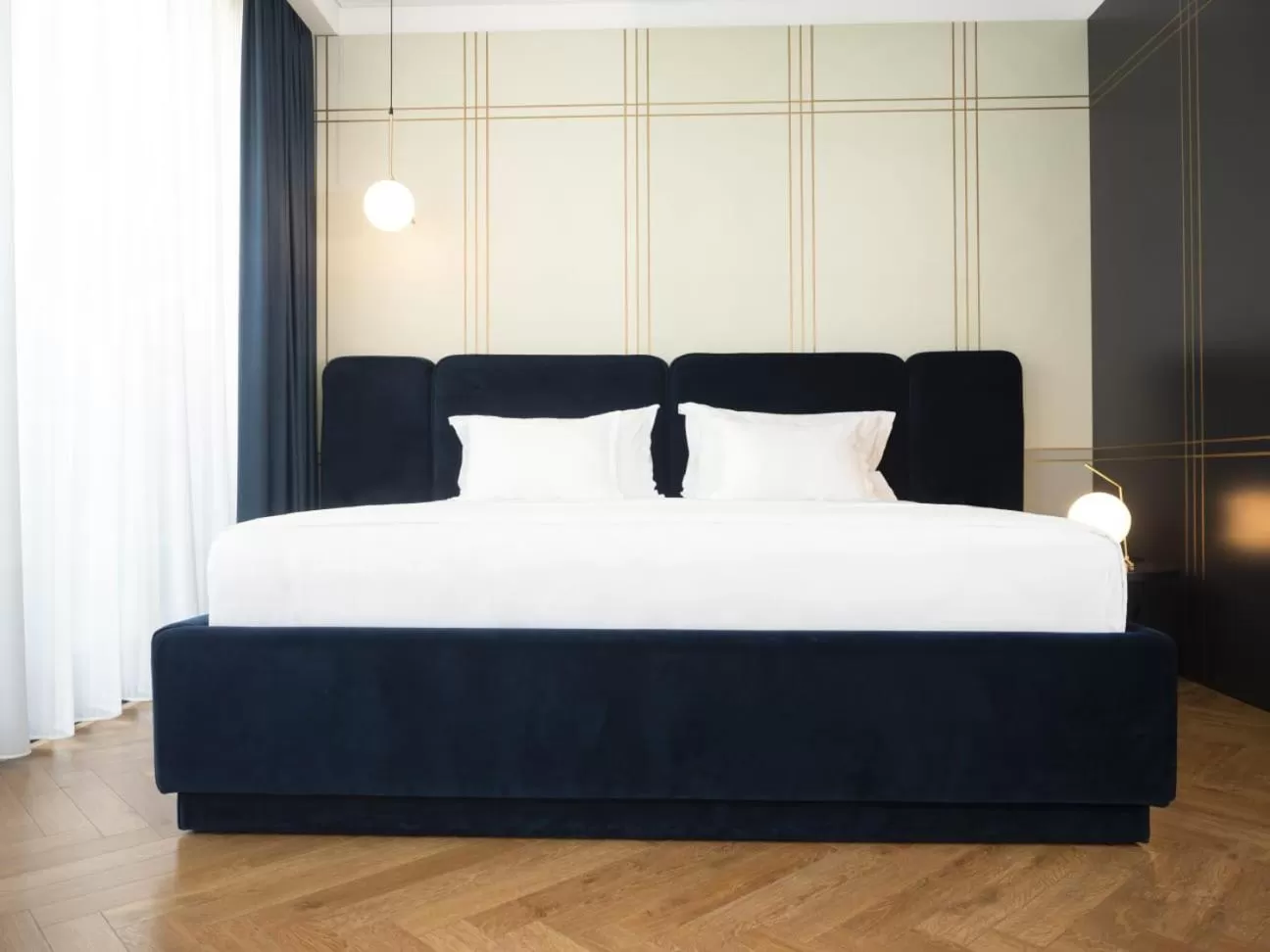 Bed in Moncafe Boutique Hotel & SPA Tirana