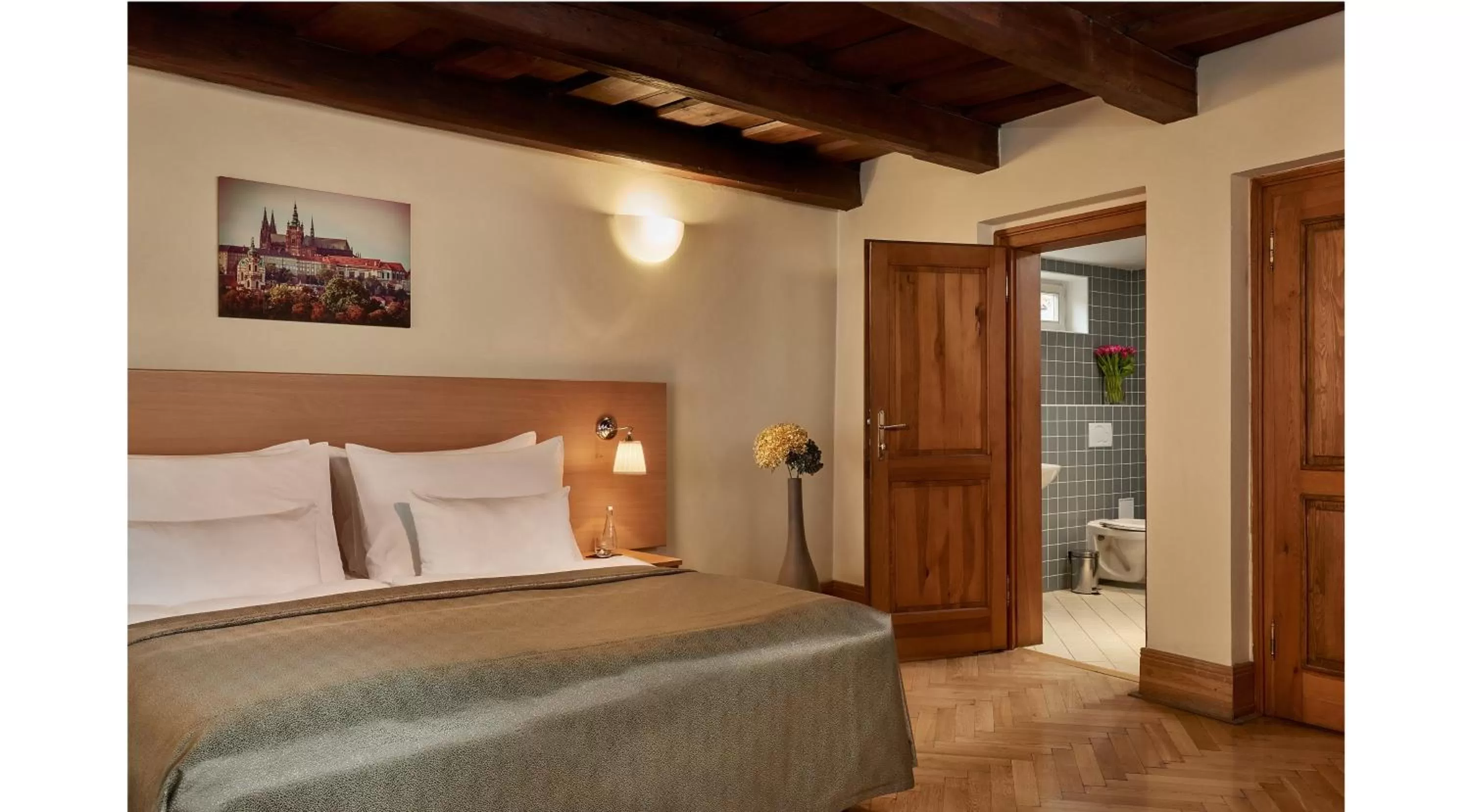 Bed in Mostecká 12 Residence