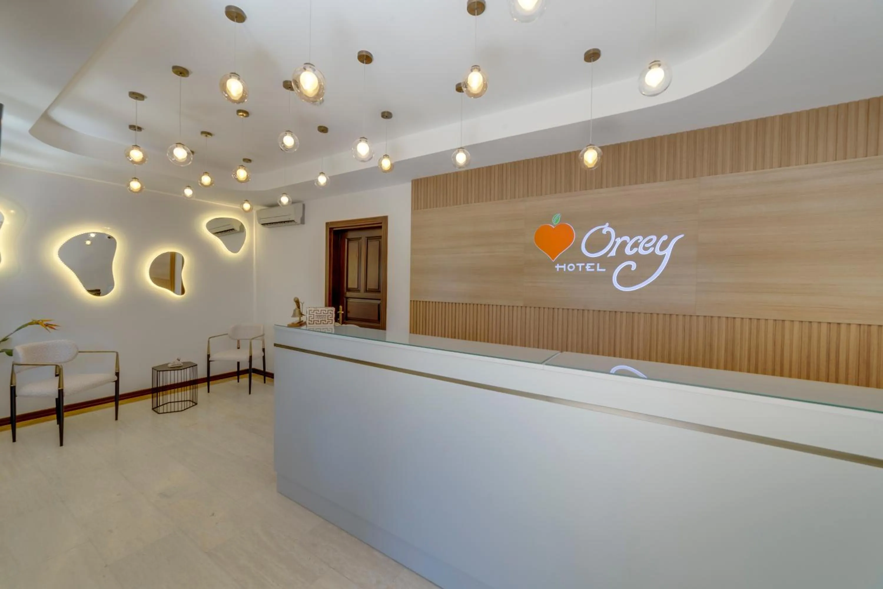 Lobby or reception in Orcey Hotel