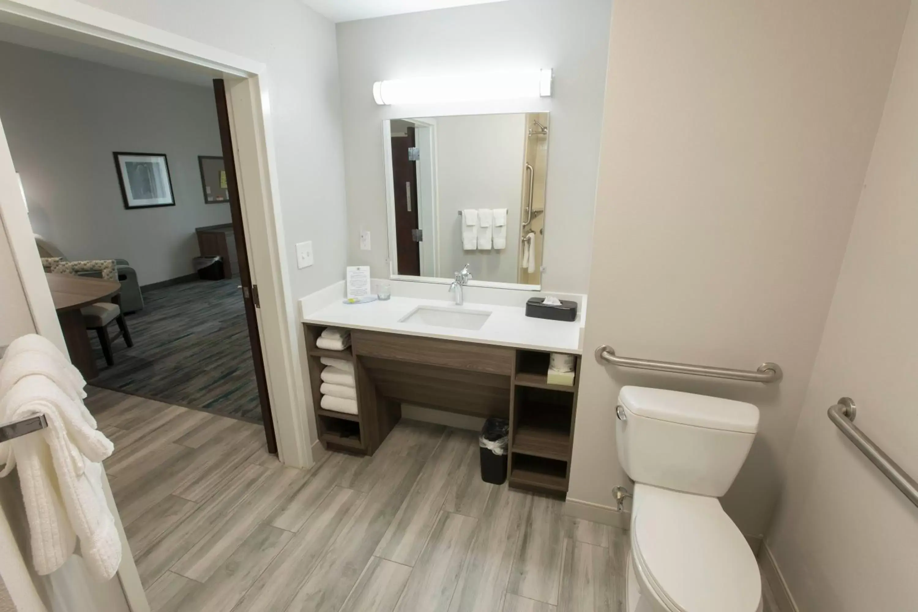 Photo of the whole room, Bathroom in Candlewood Suites - McDonough, an IHG Hotel