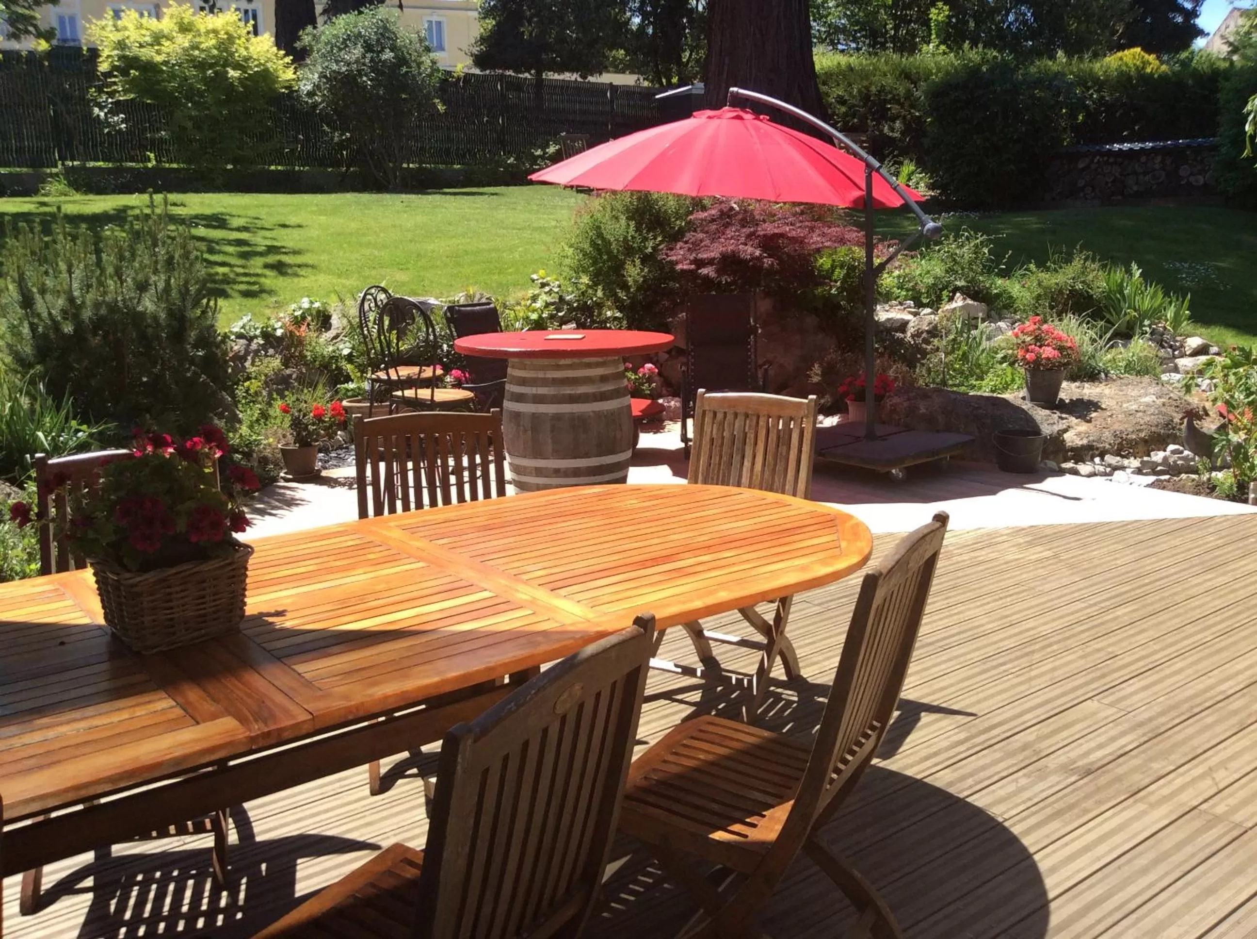 Patio in Les Chambres D'oriane