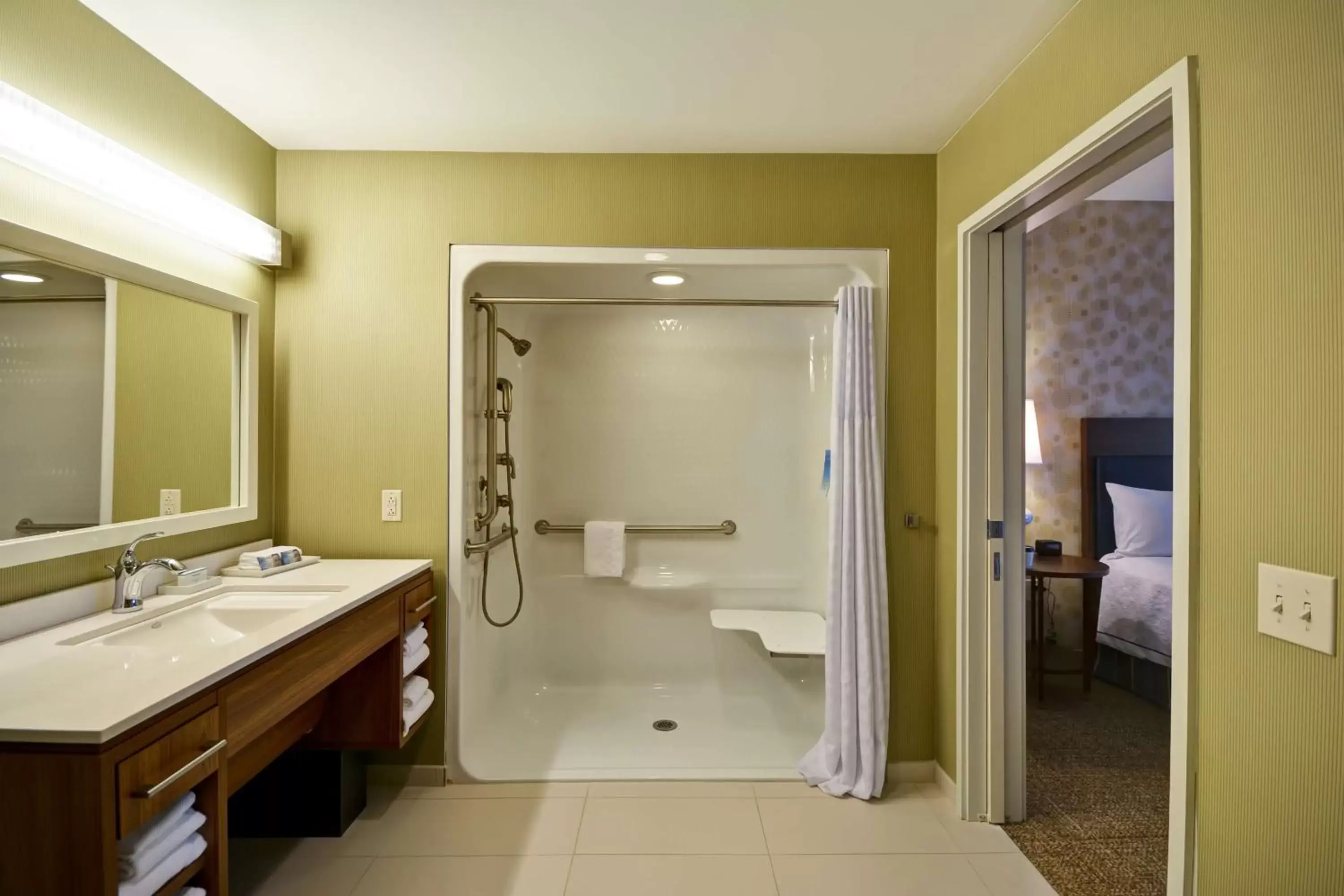 Bathroom in Home2 Suites By Hilton Charles Town