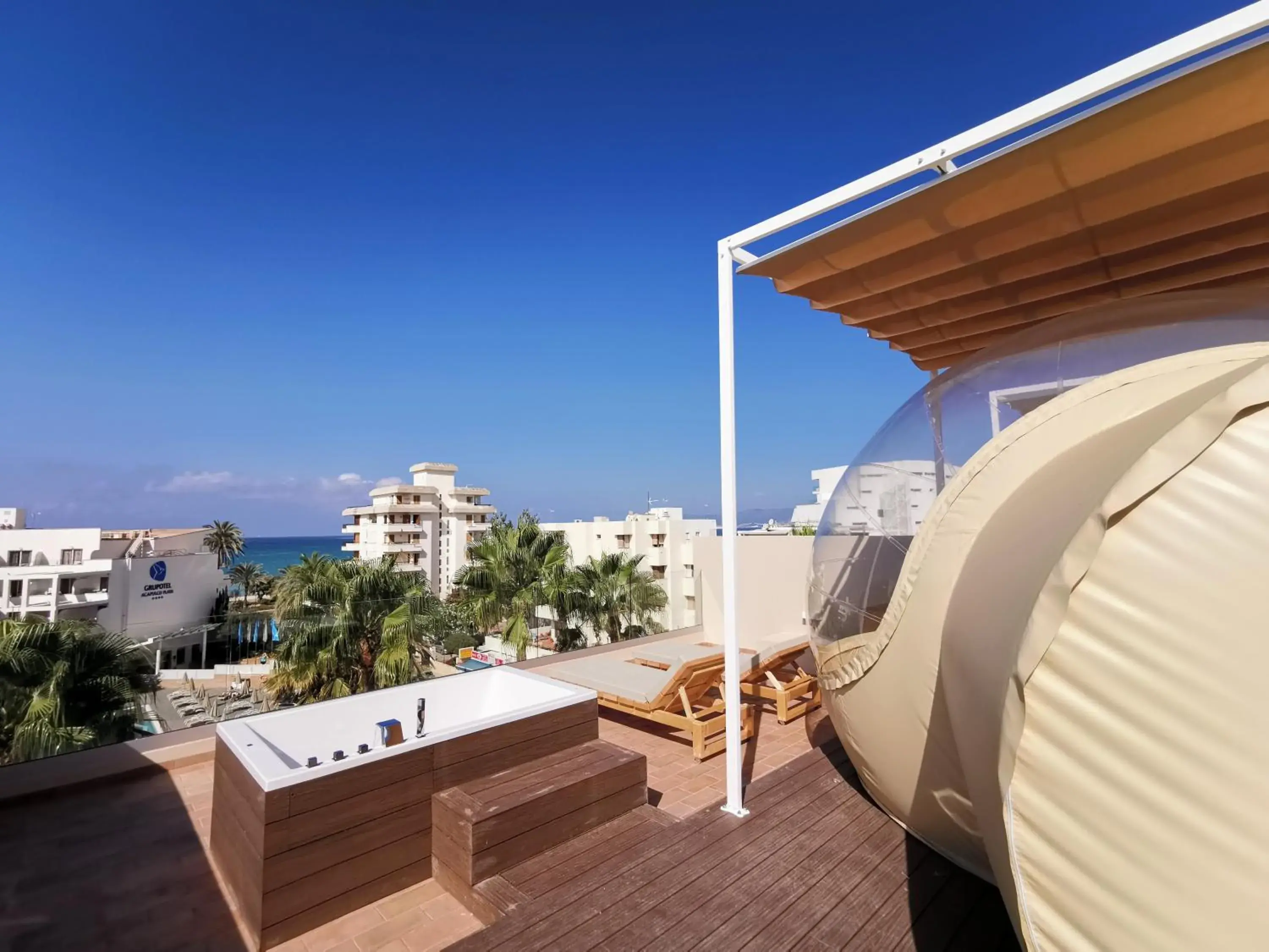 Balcony/Terrace in tent Capi Playa