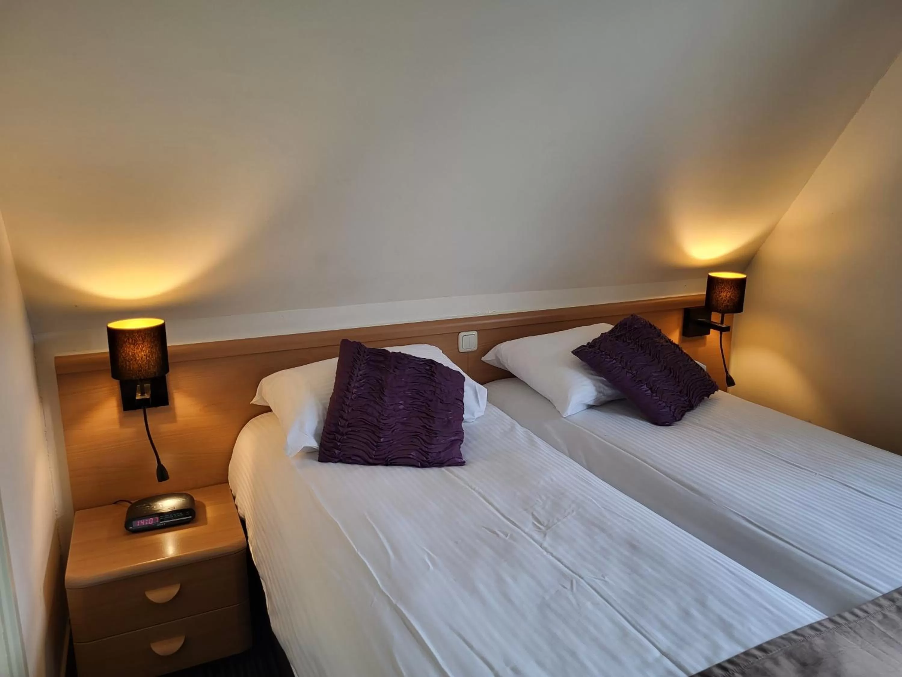 Twin Room with River View in De Gouden Molen